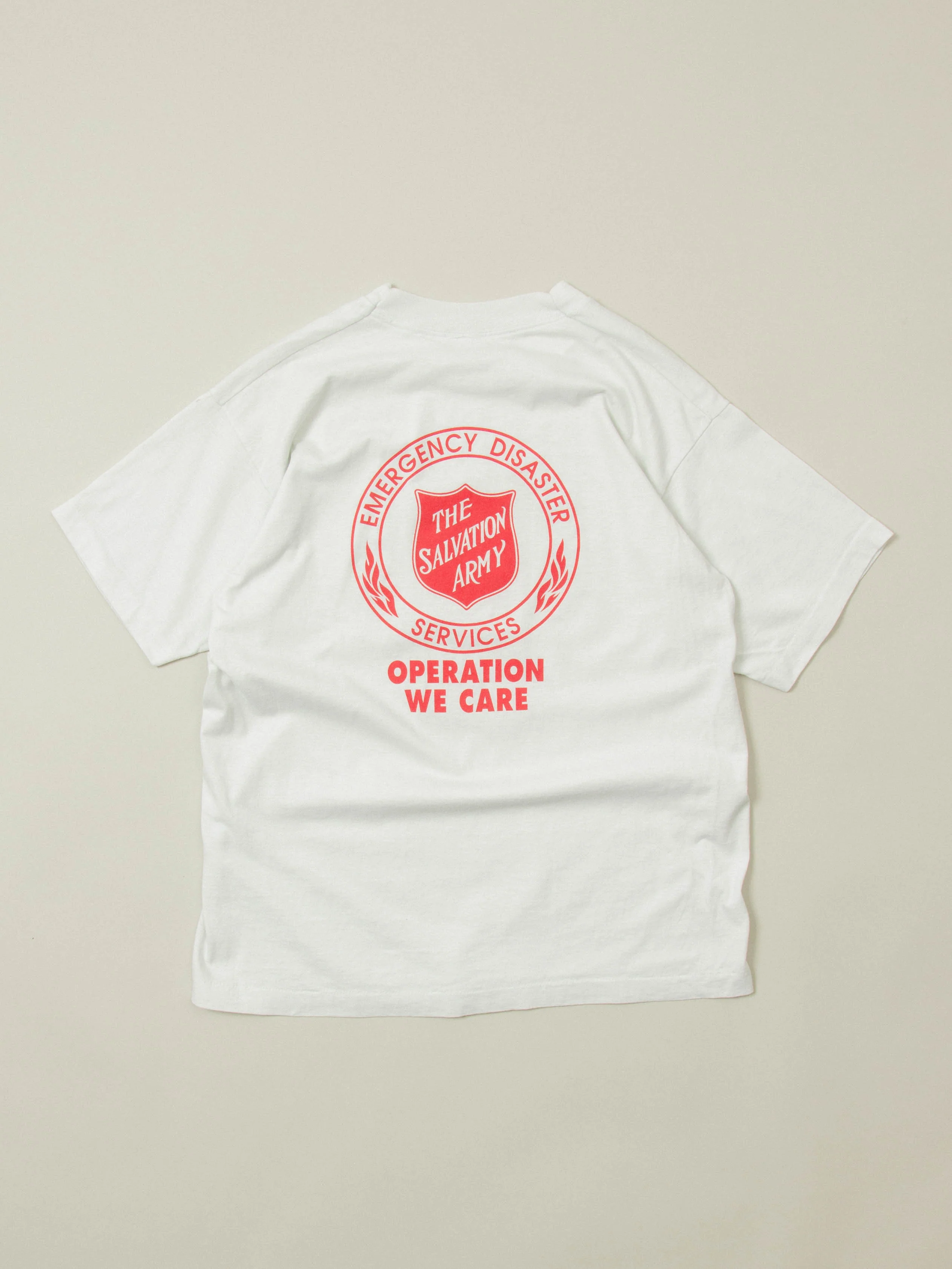 Vtg 1990s Salvation Army Single Stitch Tee (L) - Image 2
