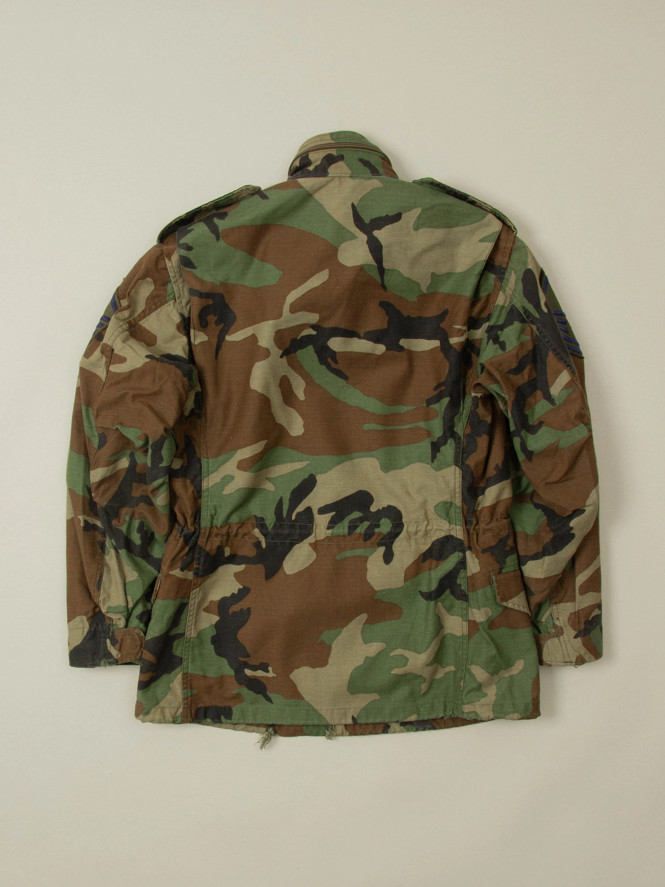 Vtg 1990s US Air Force M-65 Woodland Field Jacket (S-Reg) - Image 6