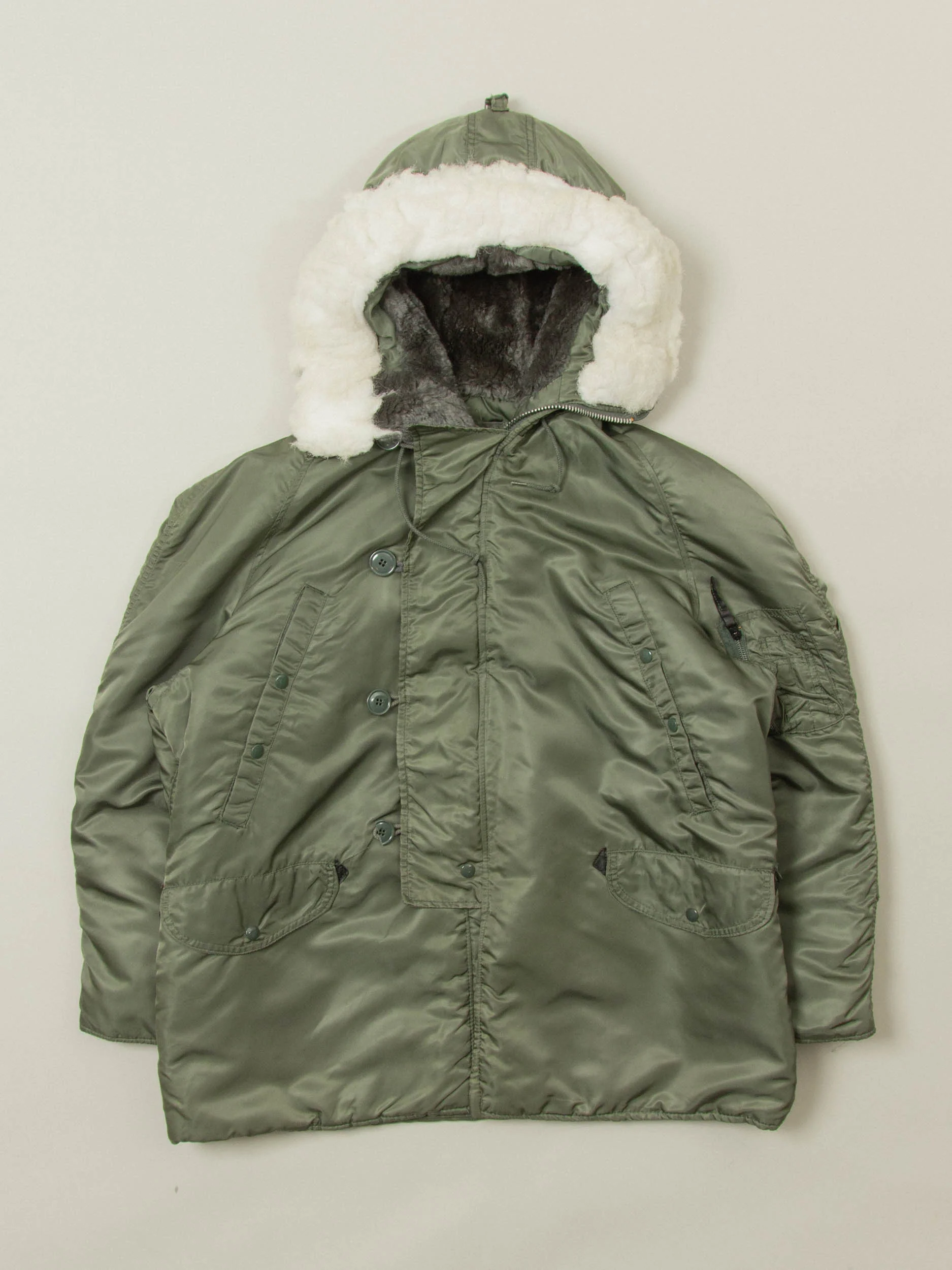 Vtg 1990s US Air Force N-3B Snorkel Parka (L)