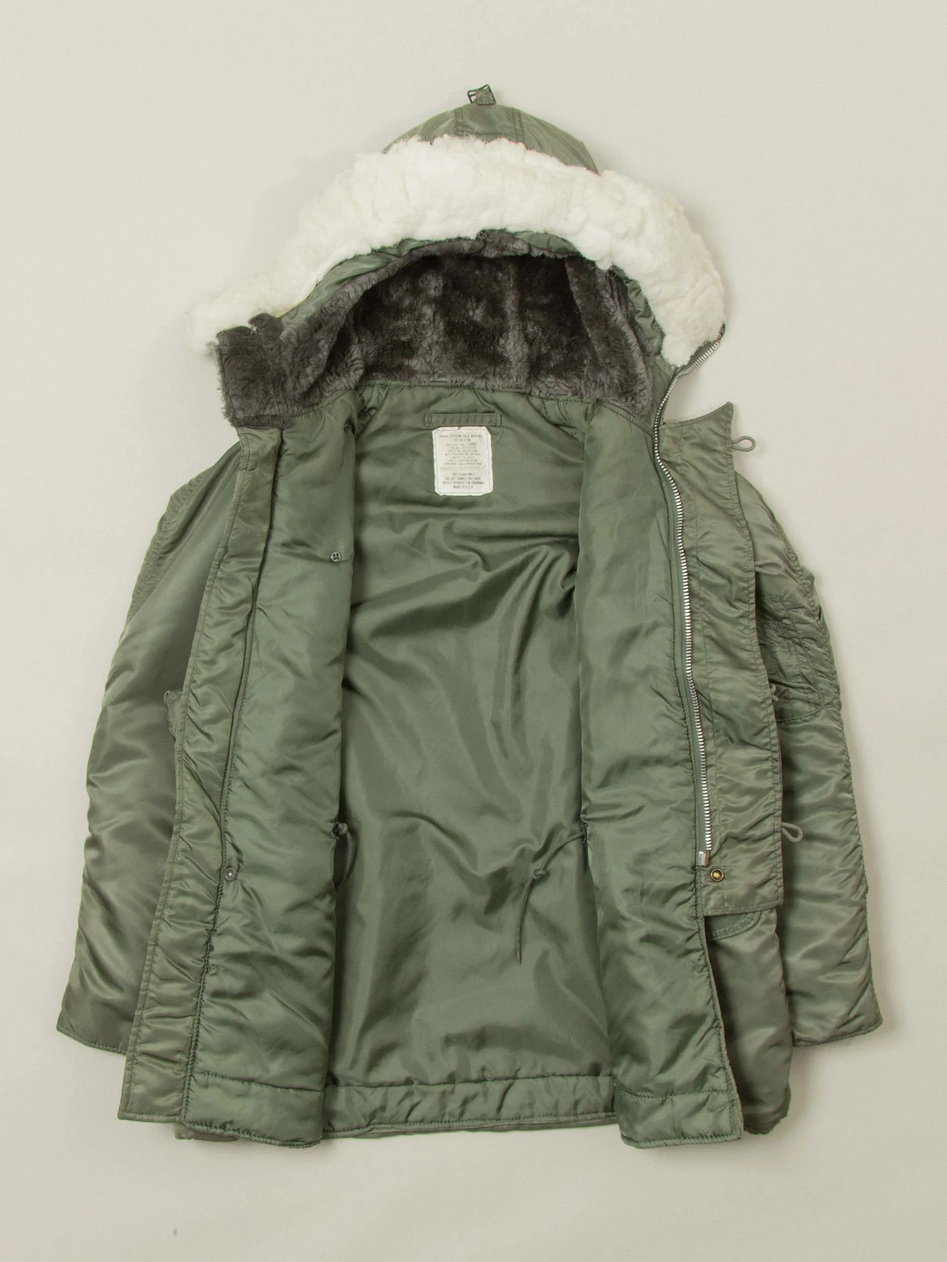 Vtg 1990s US Air Force N-3B Snorkel Parka (L) - Image 7