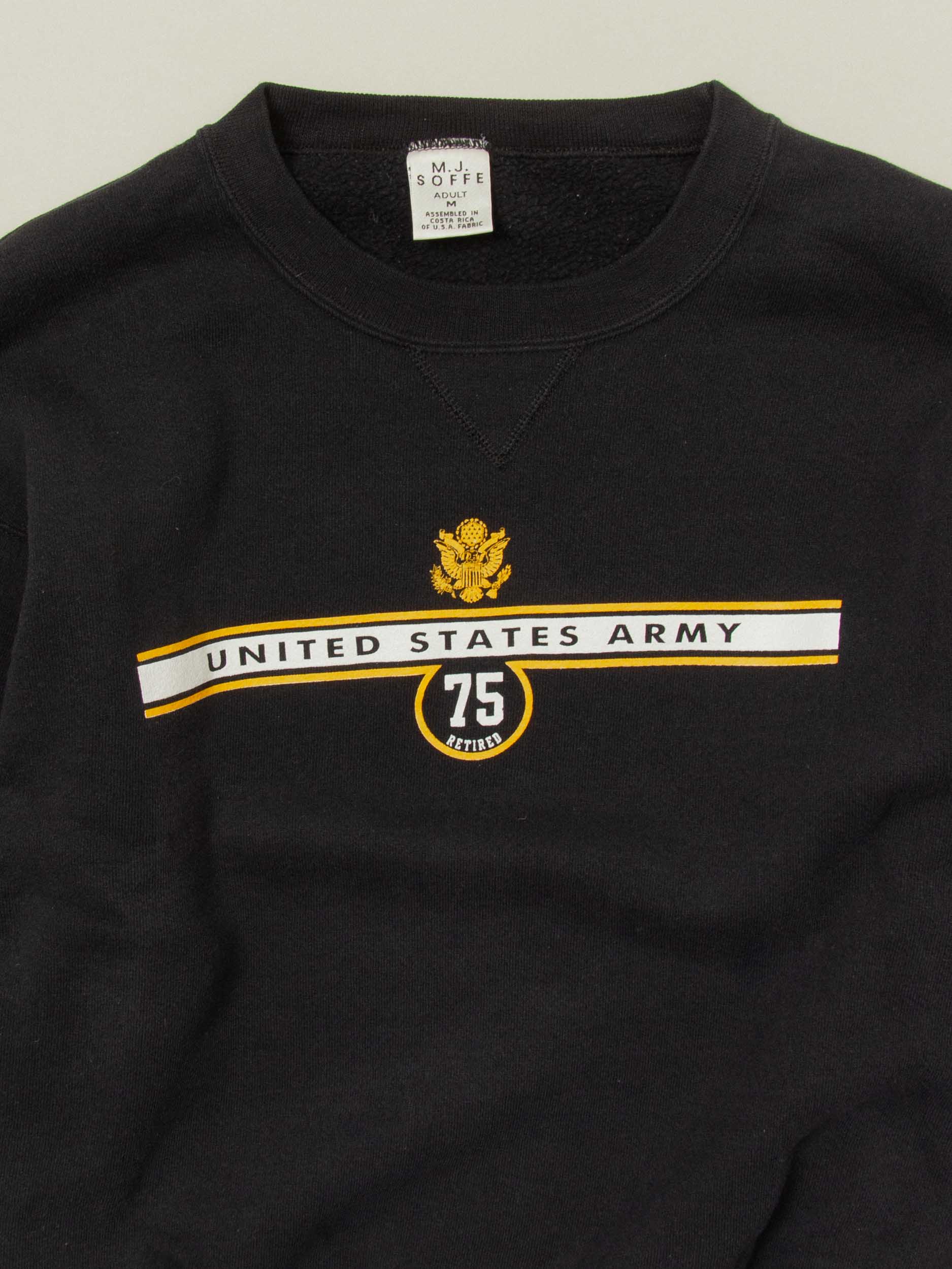 Vtg 1990s US Army Veteran Sweatshirt (M) - Image 2