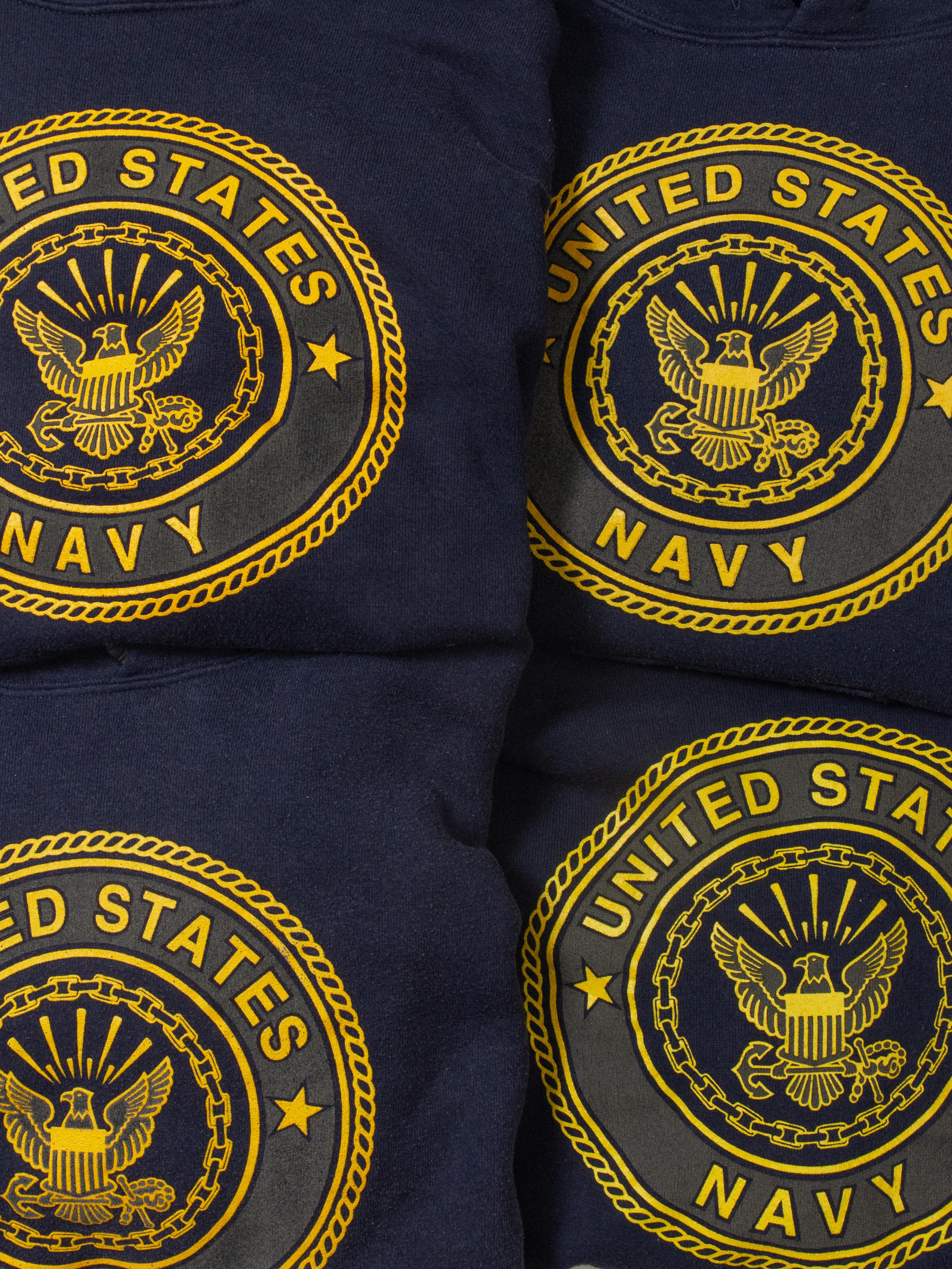 Vtg 1990s US Navy Hoodie - Made in USA - Image 7