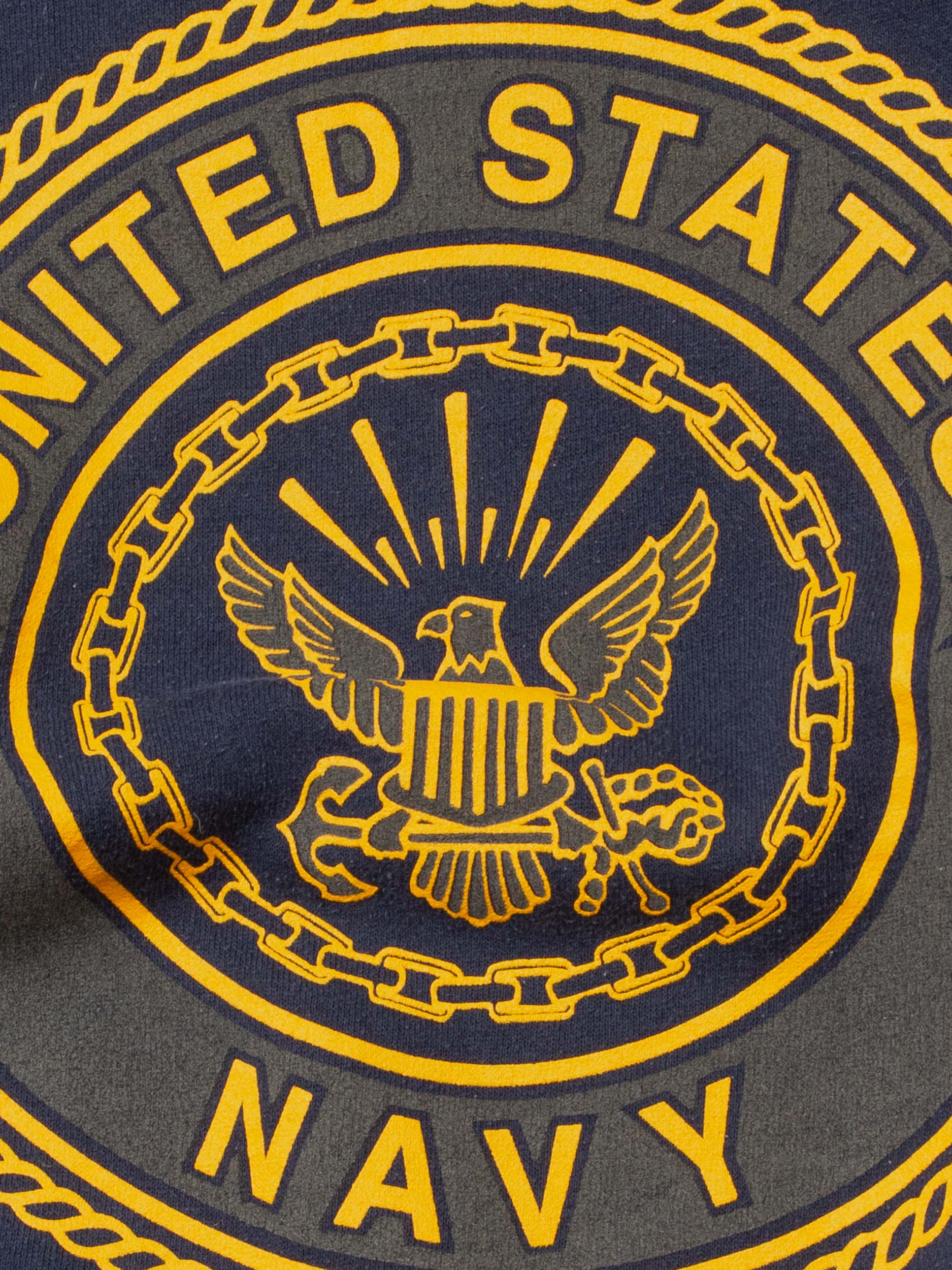 Vtg 1990s US Navy Sweatshirt - Made in USA - Image 5