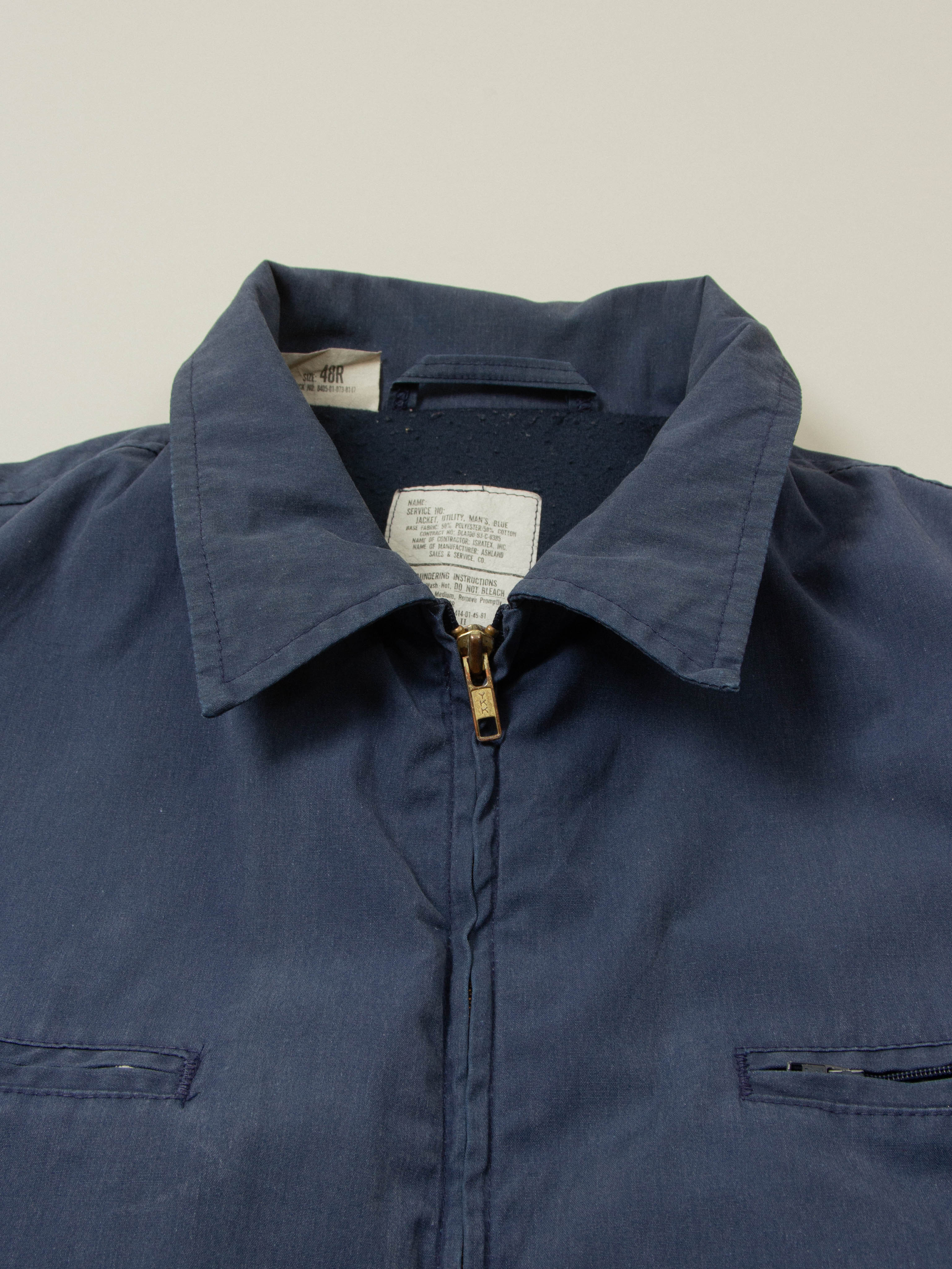 Vtg 1990s US Navy Utility Jacket (L) - Image 2