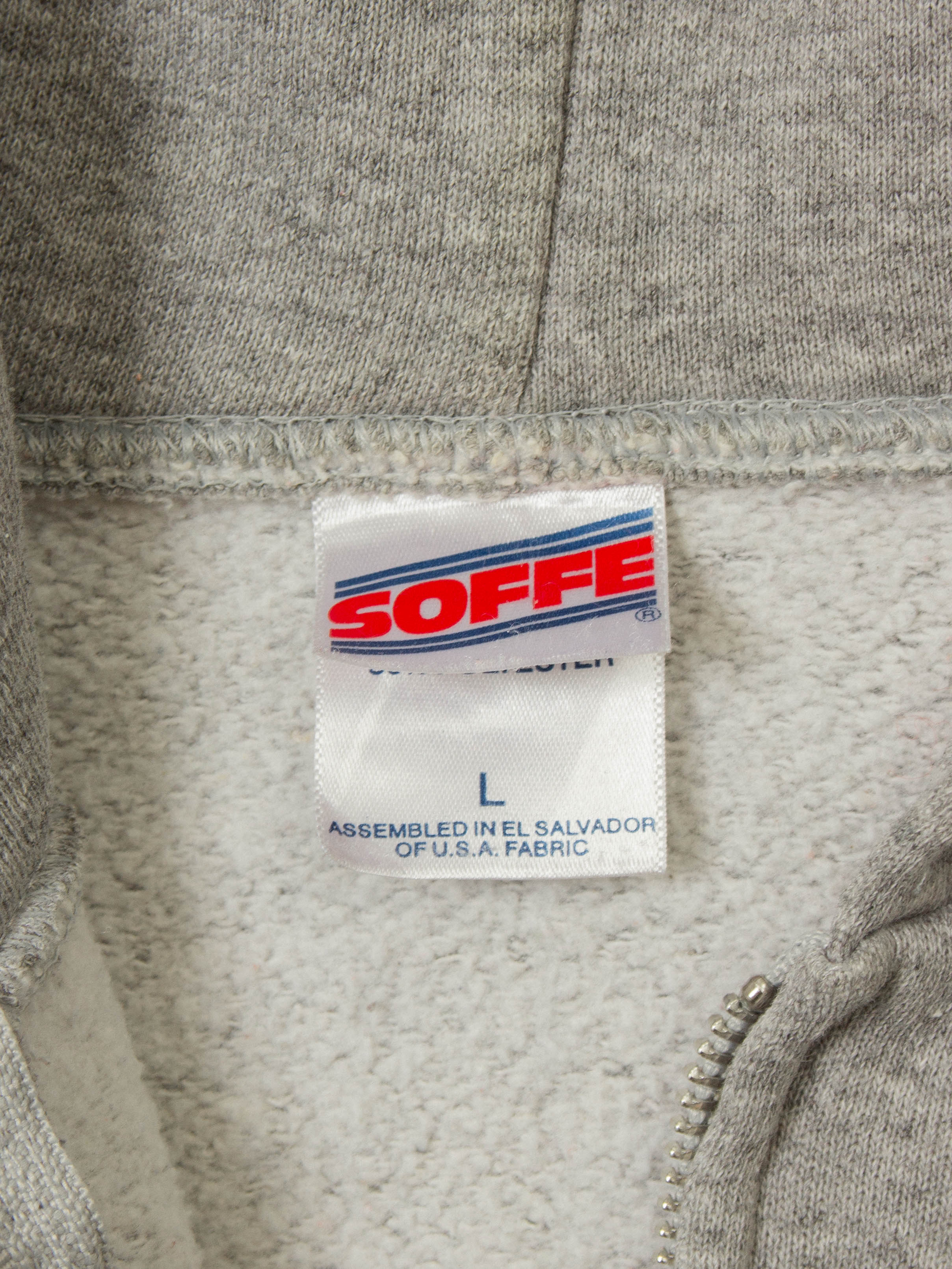Vtg 1990s USMC Zip Hoodie (L) - Image 4