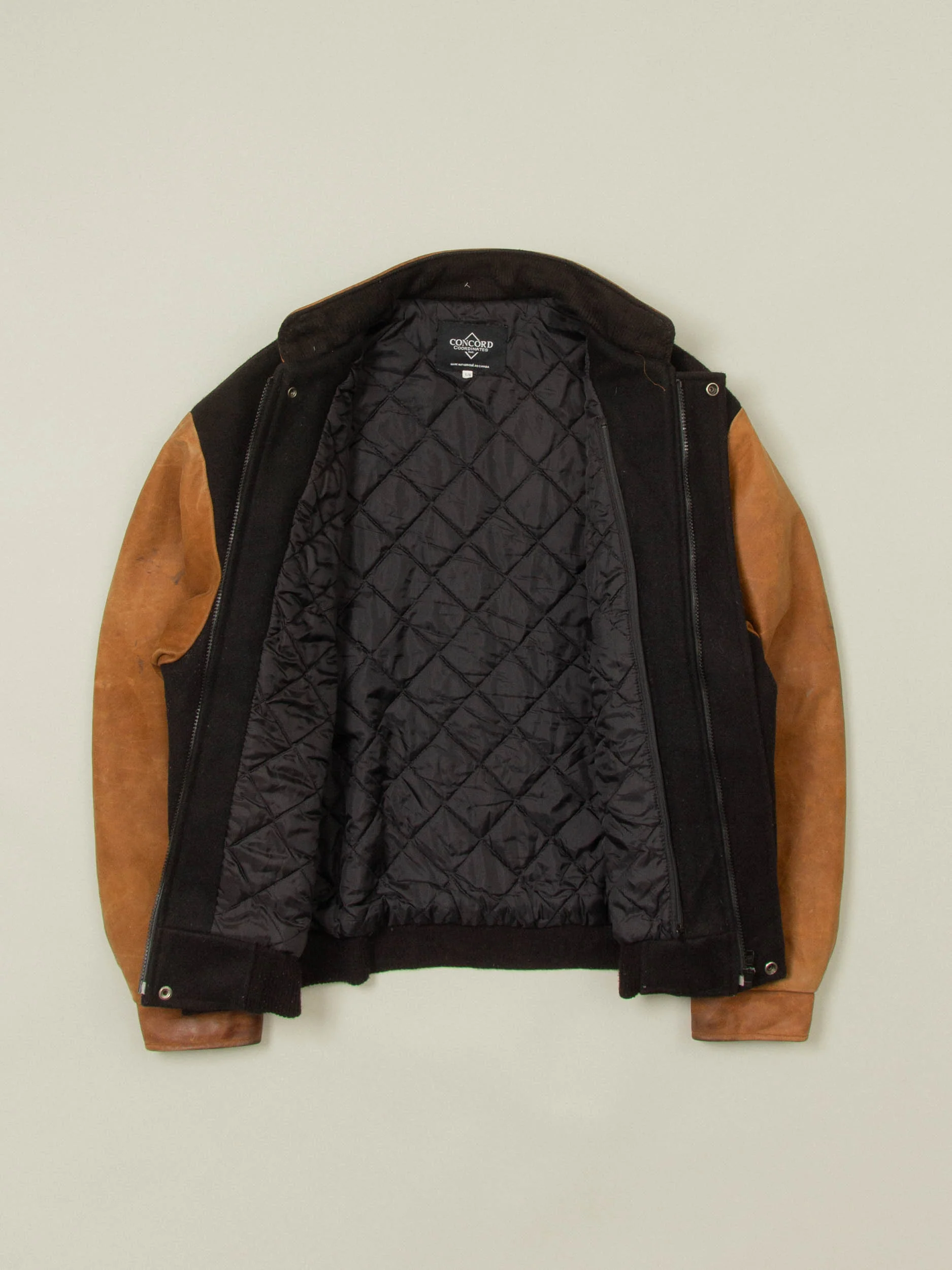 Vtg 1990s Varsity Wool Jacket – Made in Canada (XL) - Image 3