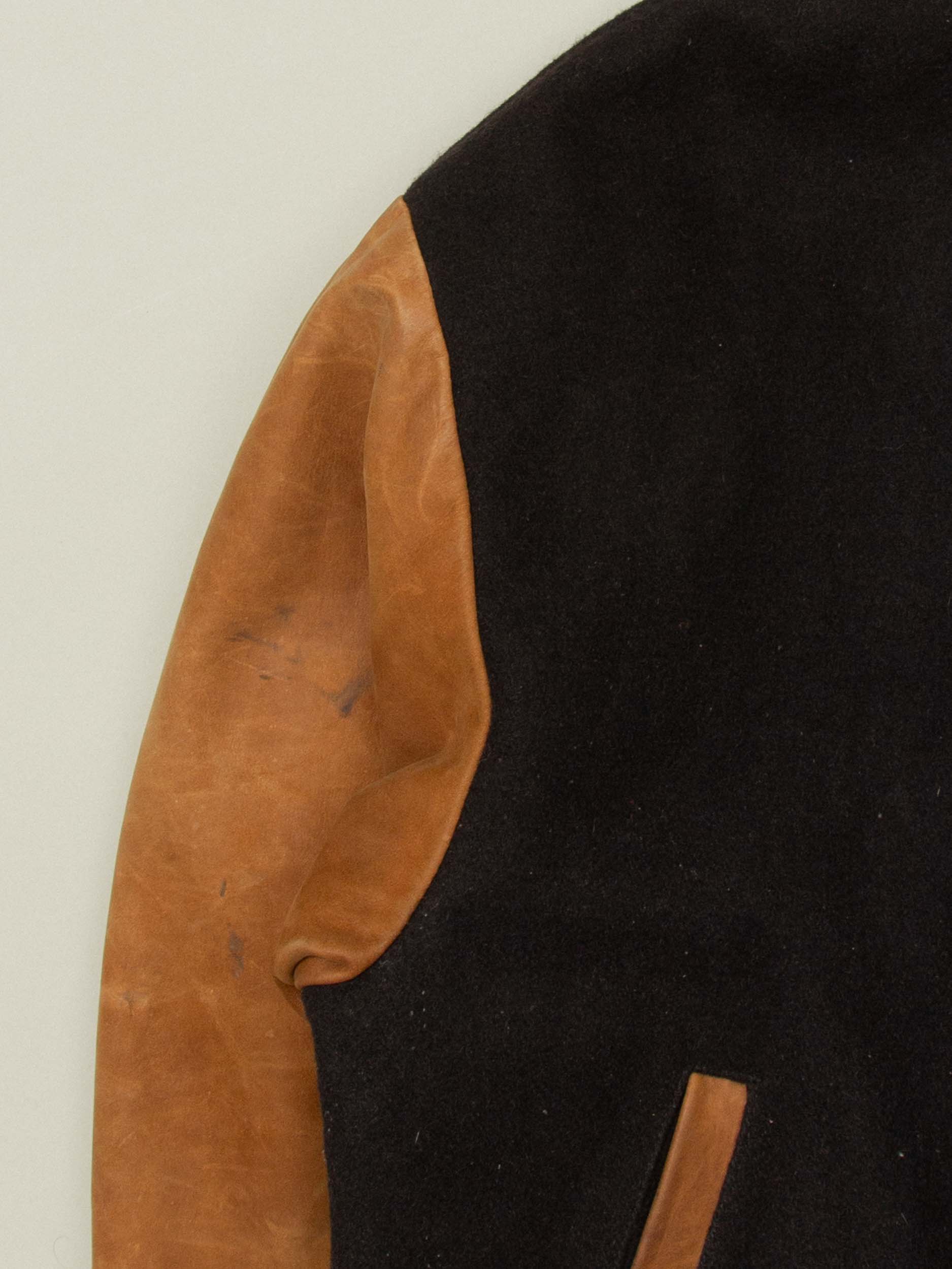 Vtg 1990s Varsity Wool Jacket – Made in Canada (XL) - Image 7