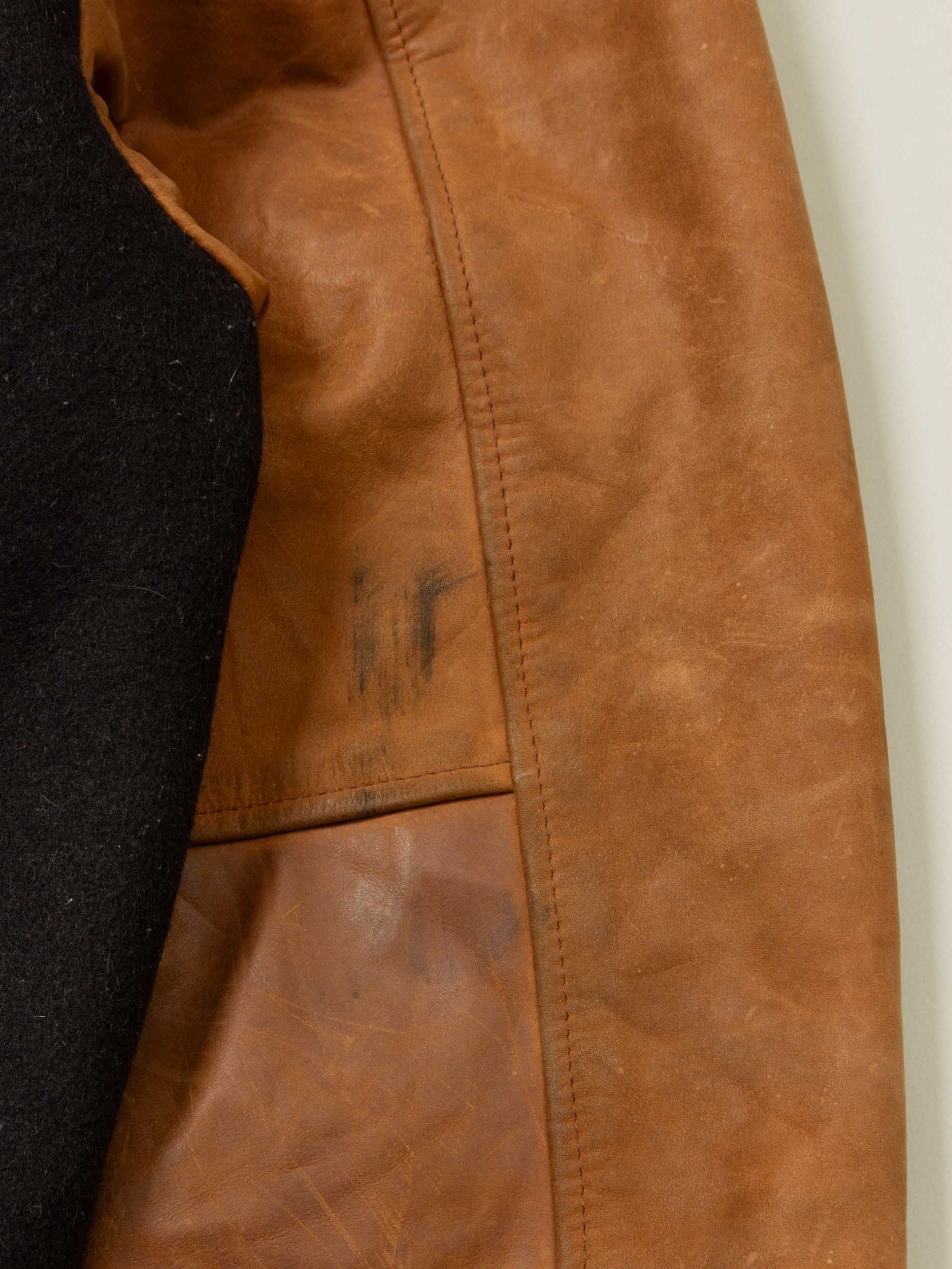Vtg 1990s Varsity Wool Jacket – Made in Canada (XL) - Image 8