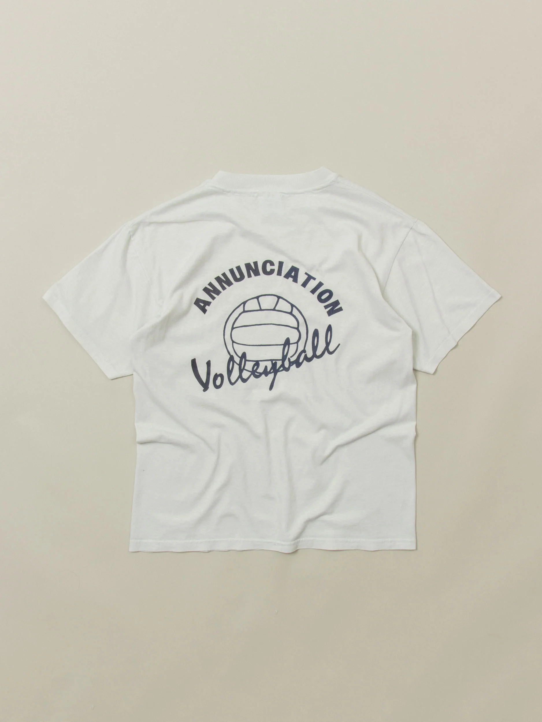 Vtg 1990s 'Volleyball' Single Stitch Tee – Made in USA (M)