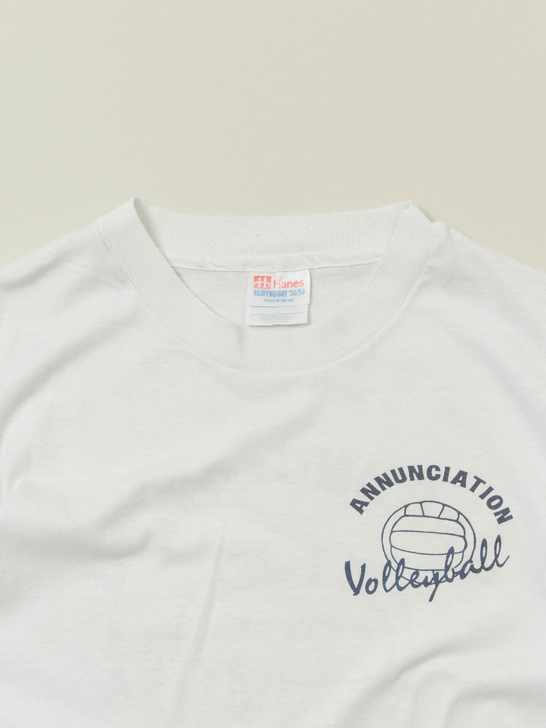 Vtg 1990s 'Volleyball' Single Stitch Tee – Made in USA (M) - Image 4