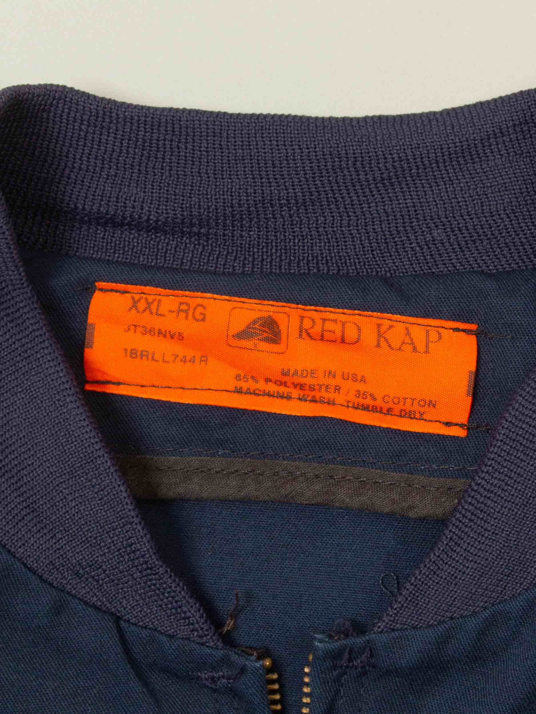 Vtg 1990s Workwear Bomber Jacket - Made in USA (XXL) - Image 2