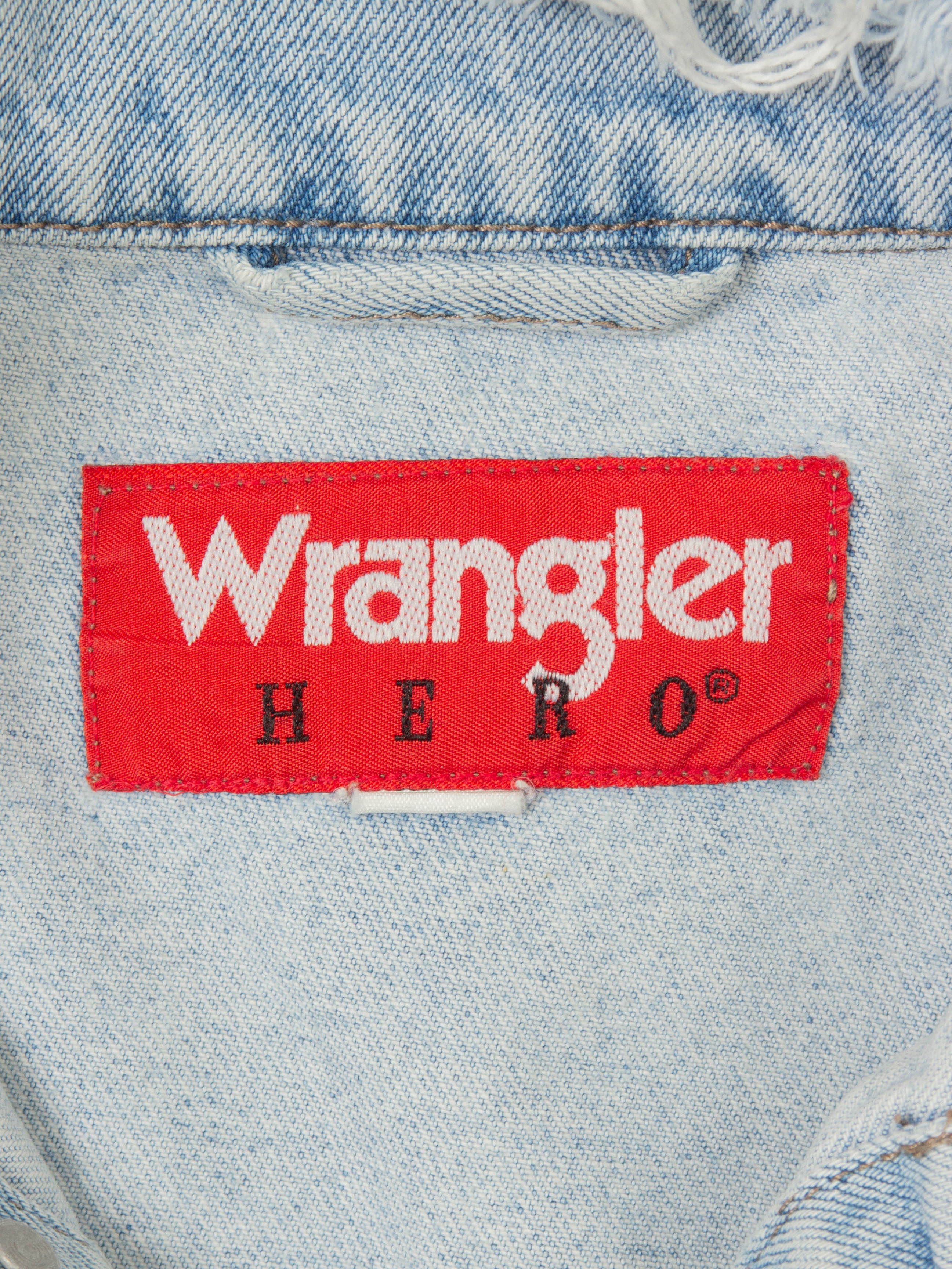 Vtg 1990s Wrangler Denim Trucker Jacket (L) - Image 5