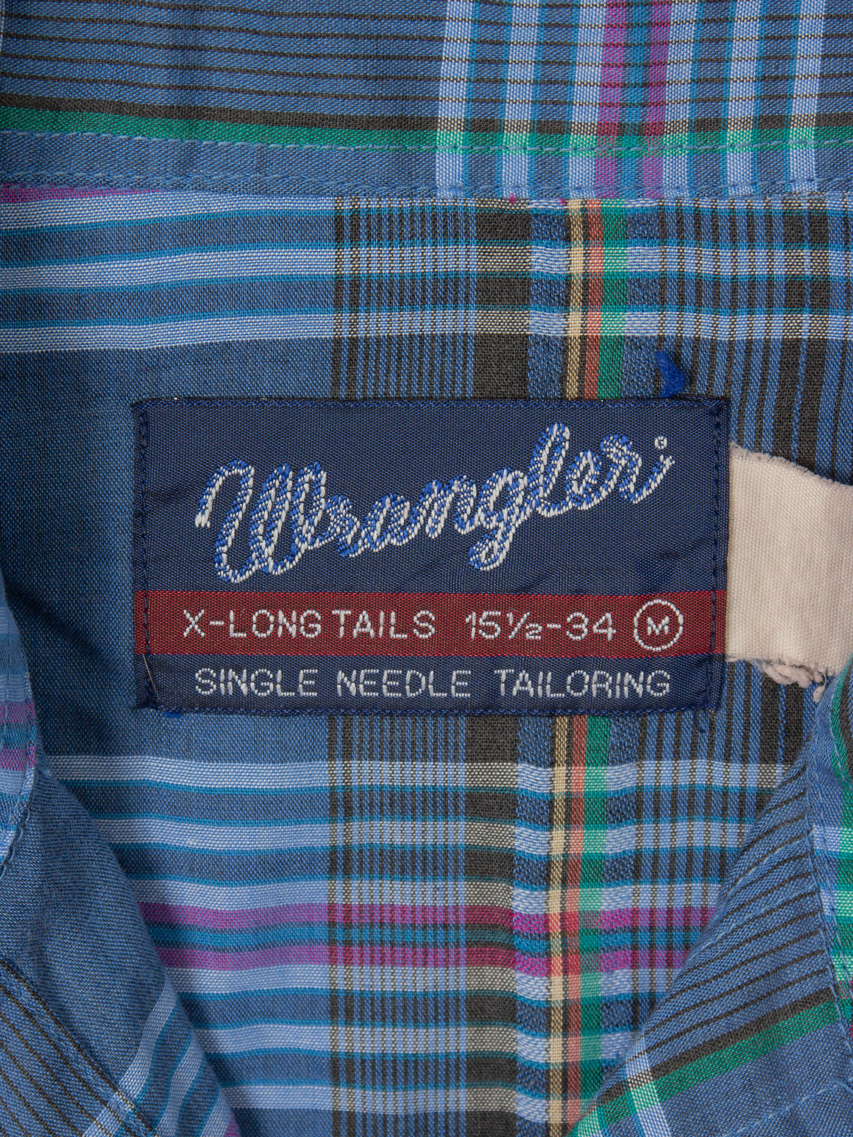Vtg 1990s Wrangler Western Shirt (M) - Image 3