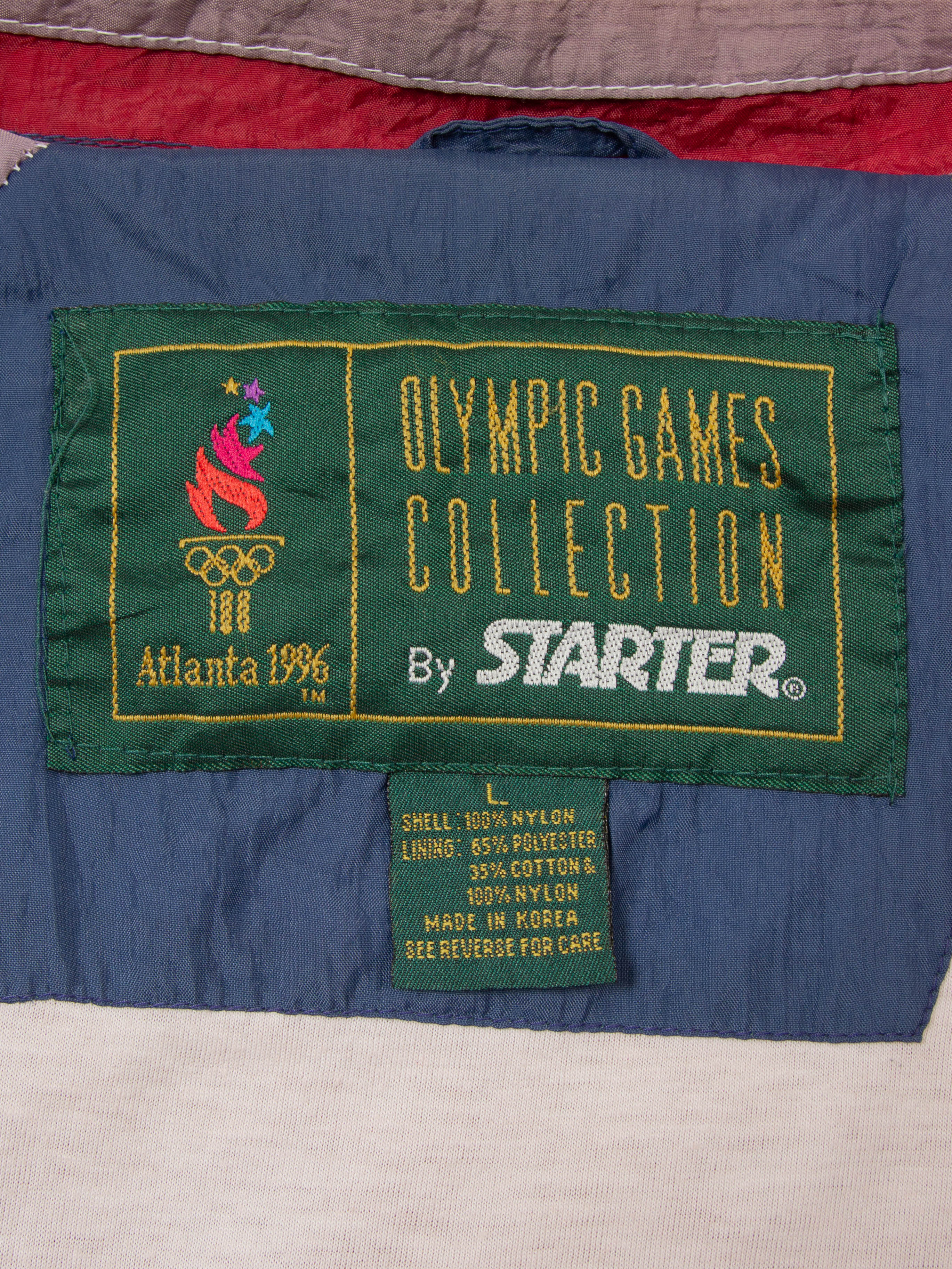 Vtg 1990s Atlanta Olympics 'Starter' USA Windbreaker (L) - Image 5
