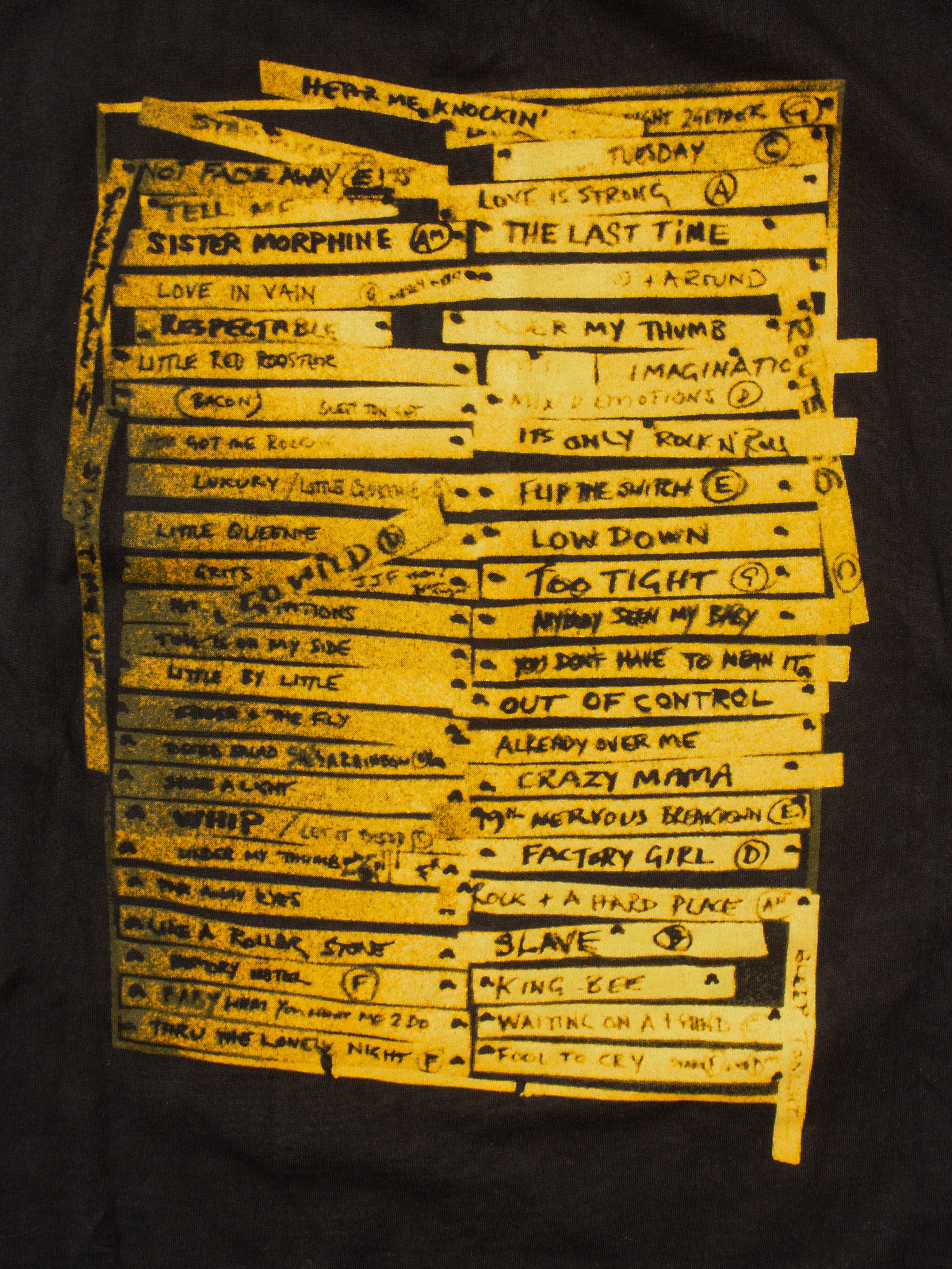 Vtg 1997 Rolling Stones Blue Rain Tee (XL) - Image 5