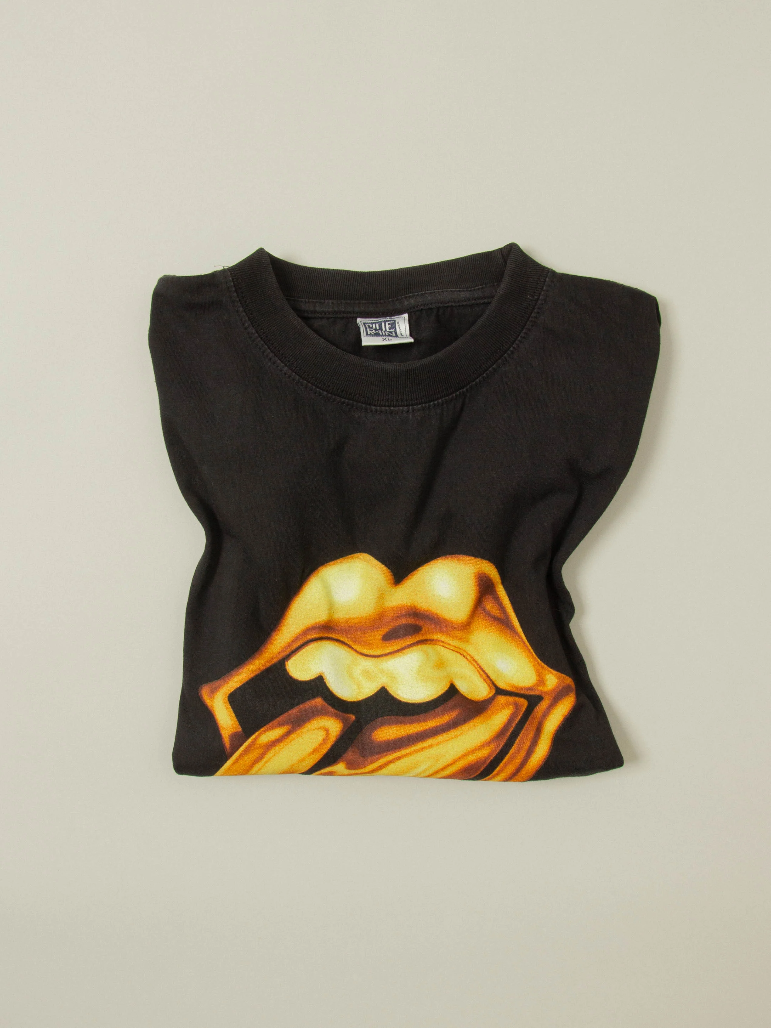 Vtg 1997 Rolling Stones Blue Rain Tee (XL) - Image 6