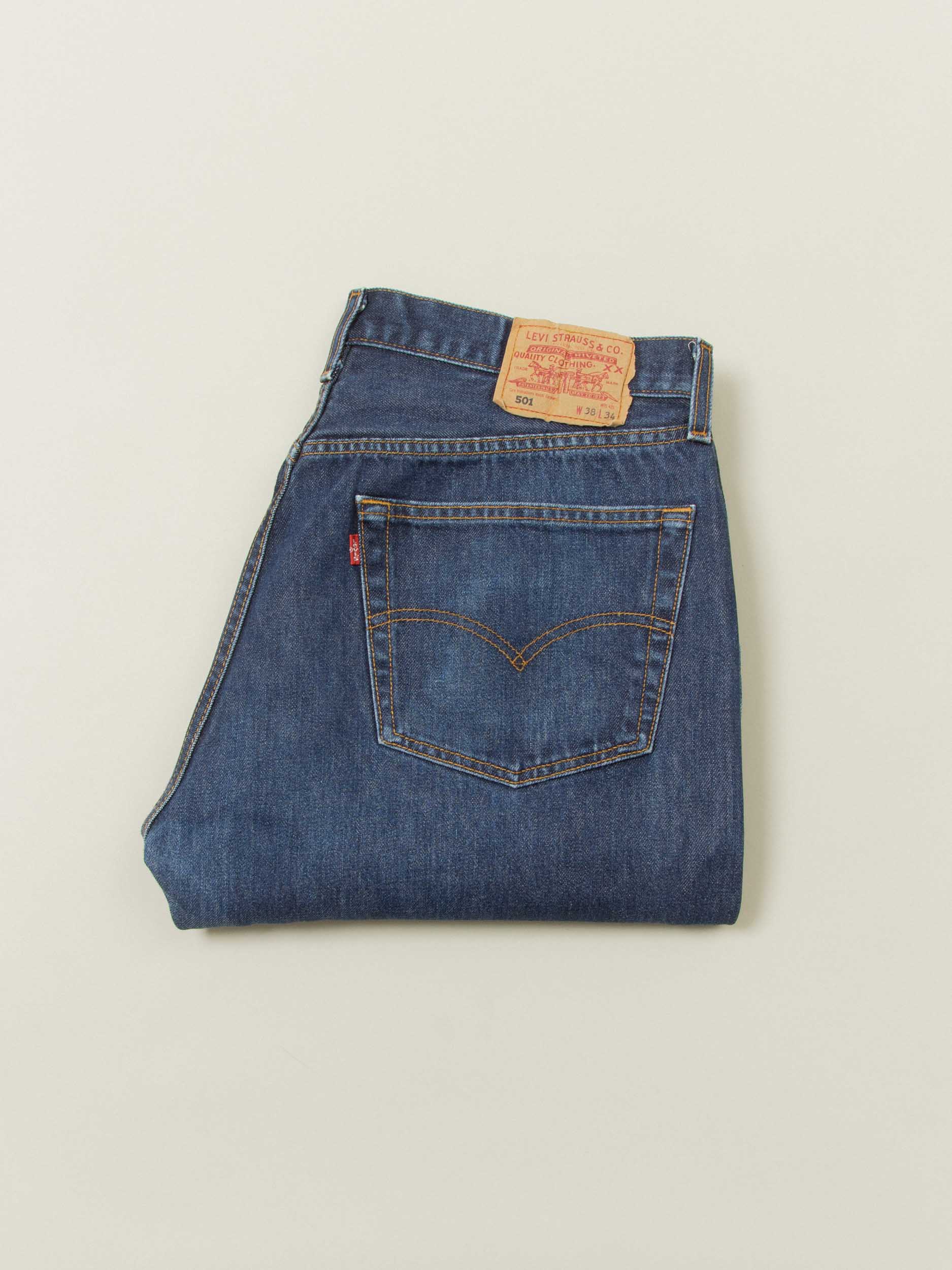 Vtg 2000s Levi's 501 Jeans (36x31) - Image 6