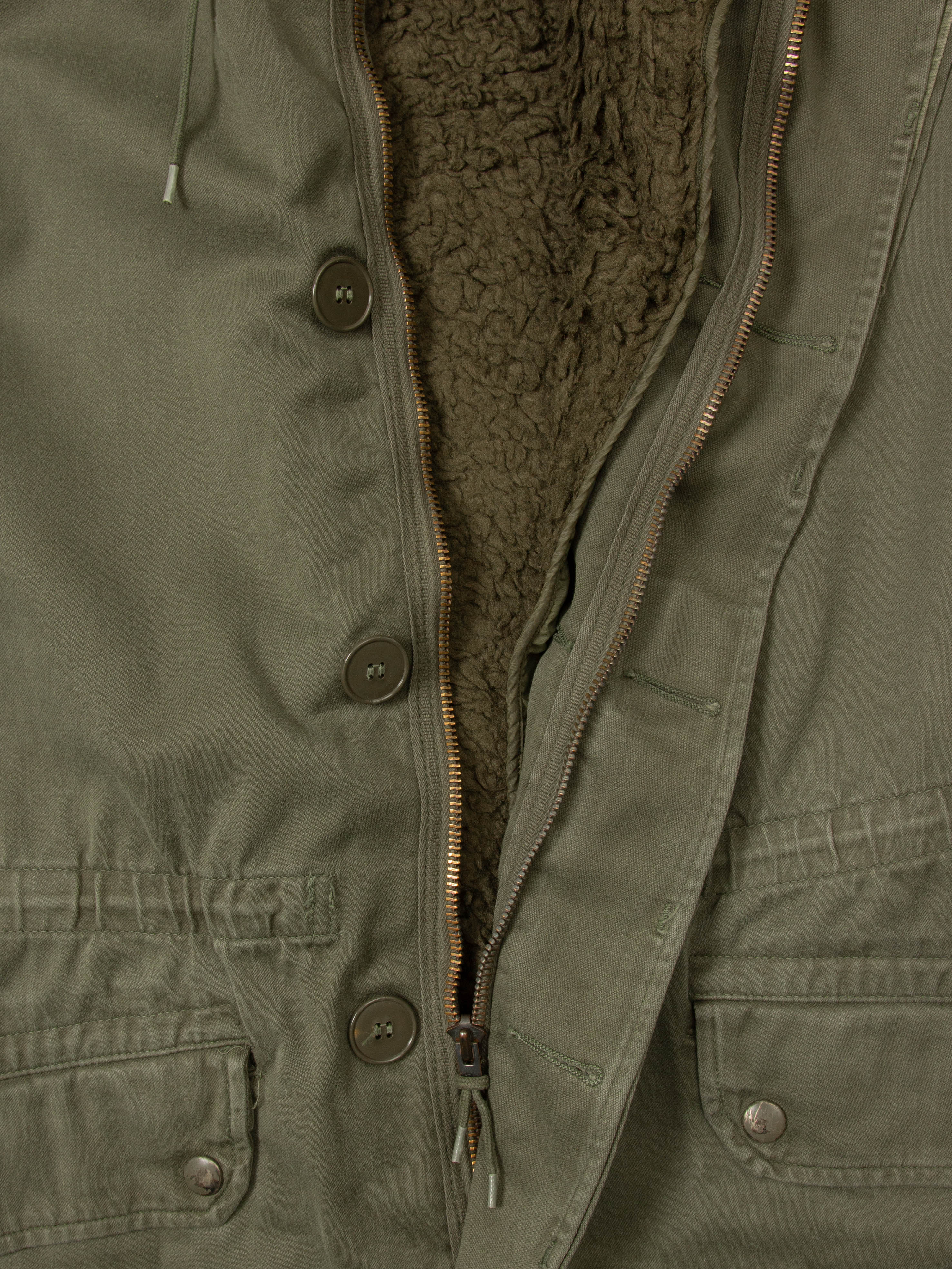 Vtg 1980s French Army Parka - Image 5