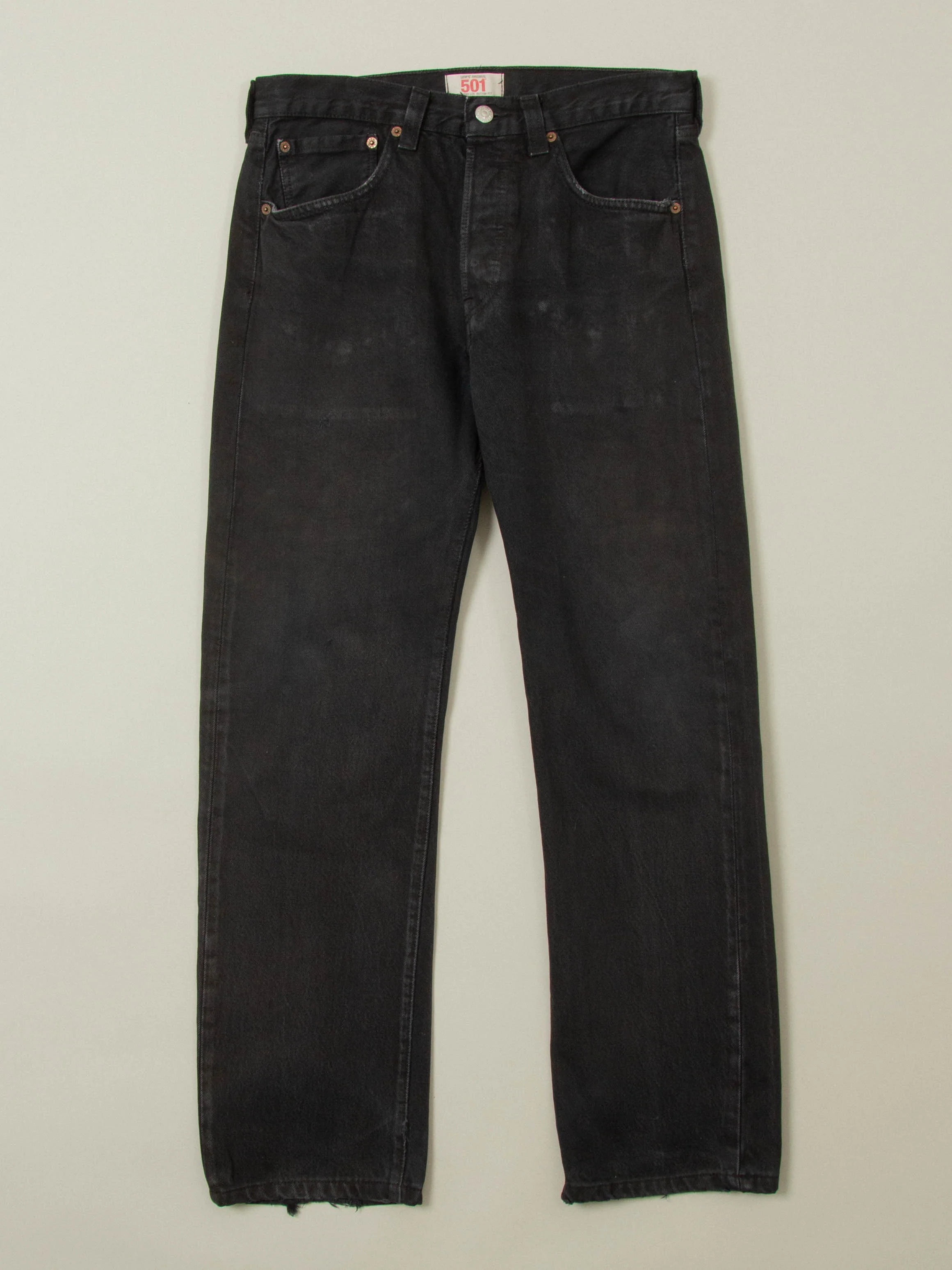 Vtg Black Levi's 501 Jeans (32x31)