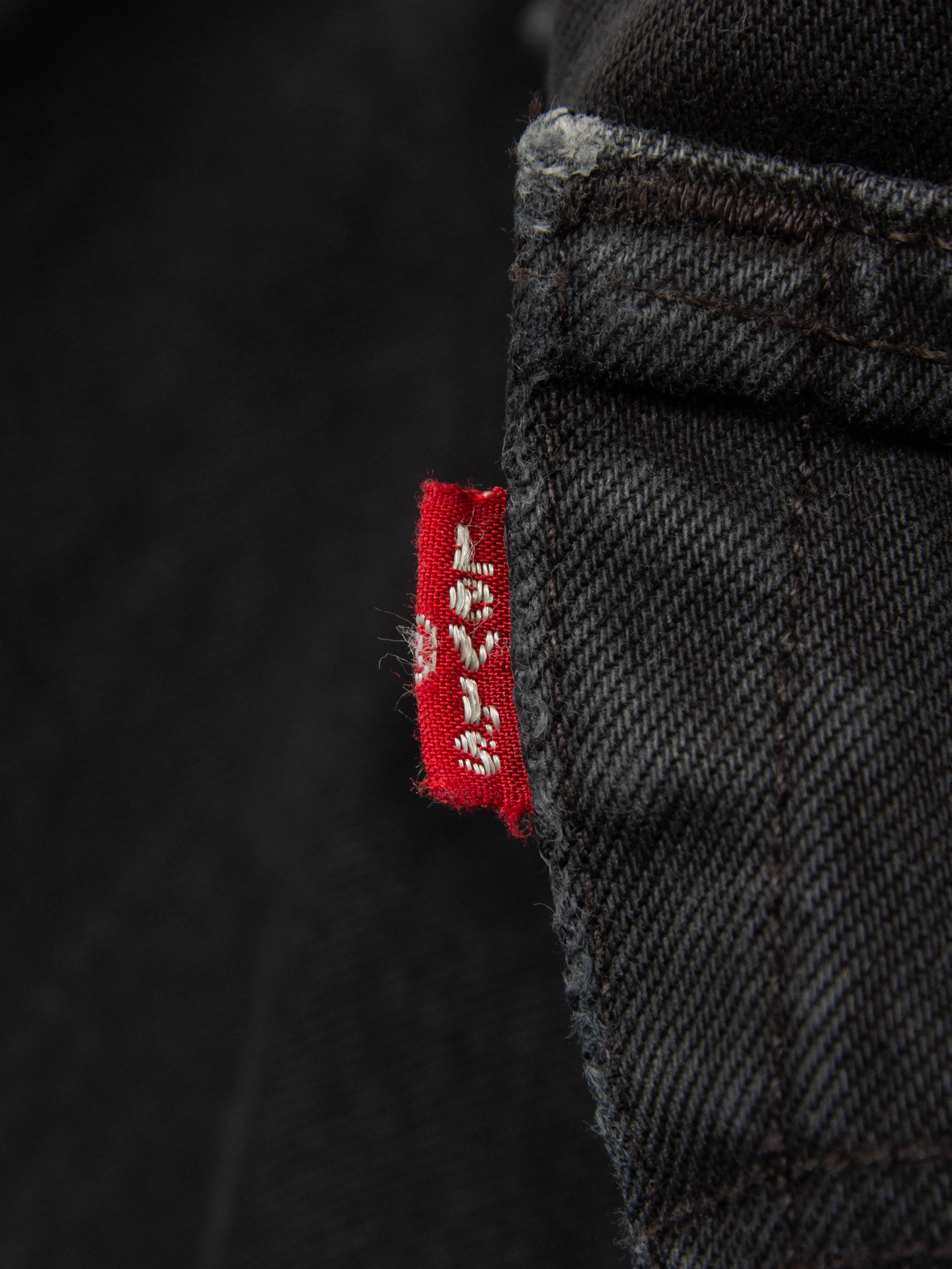 Vtg Black Levi's 501 Jeans (32x31) - Image 3