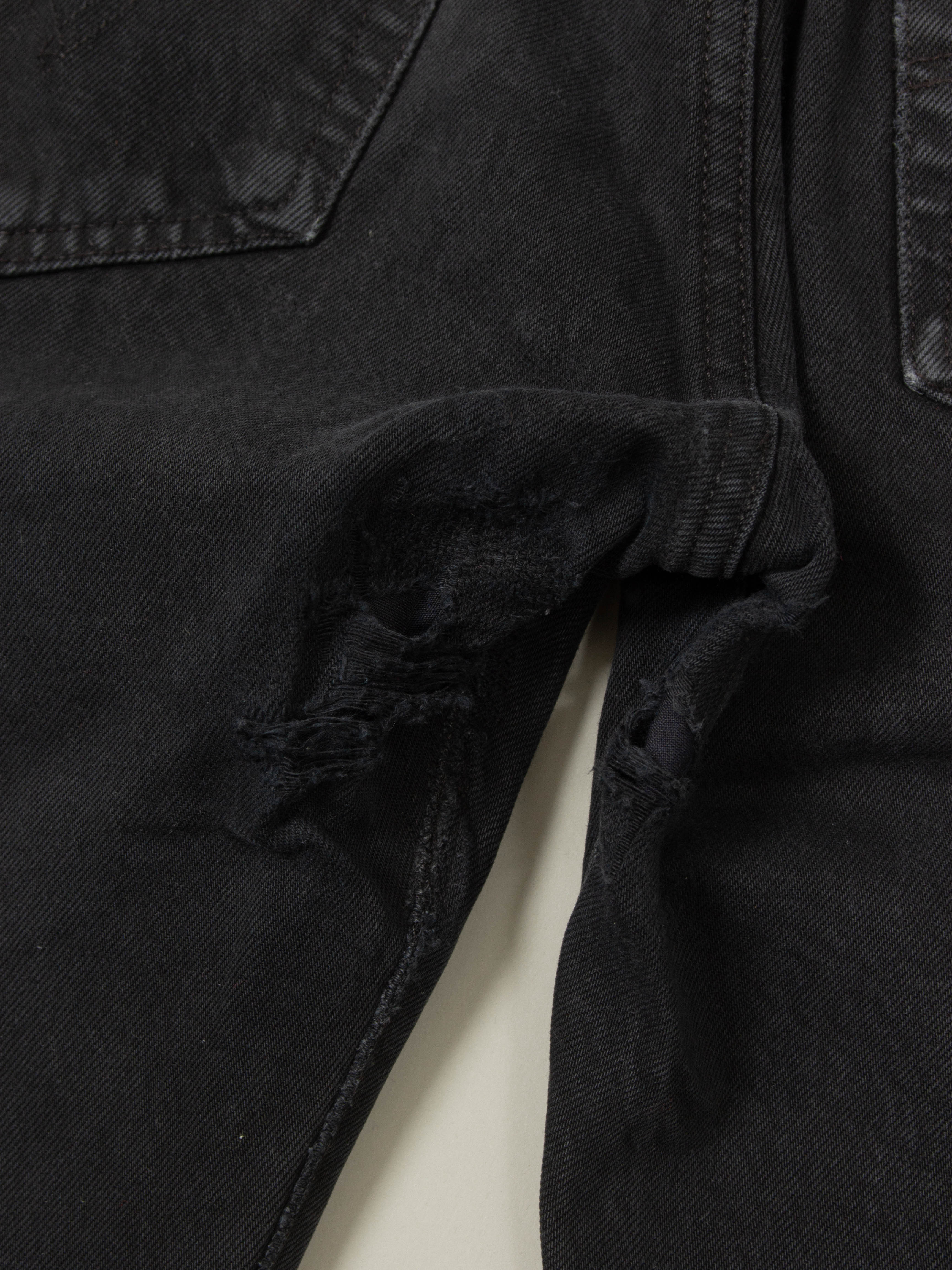 Vtg Black Levi's 501 Jeans (32x31) - Image 5