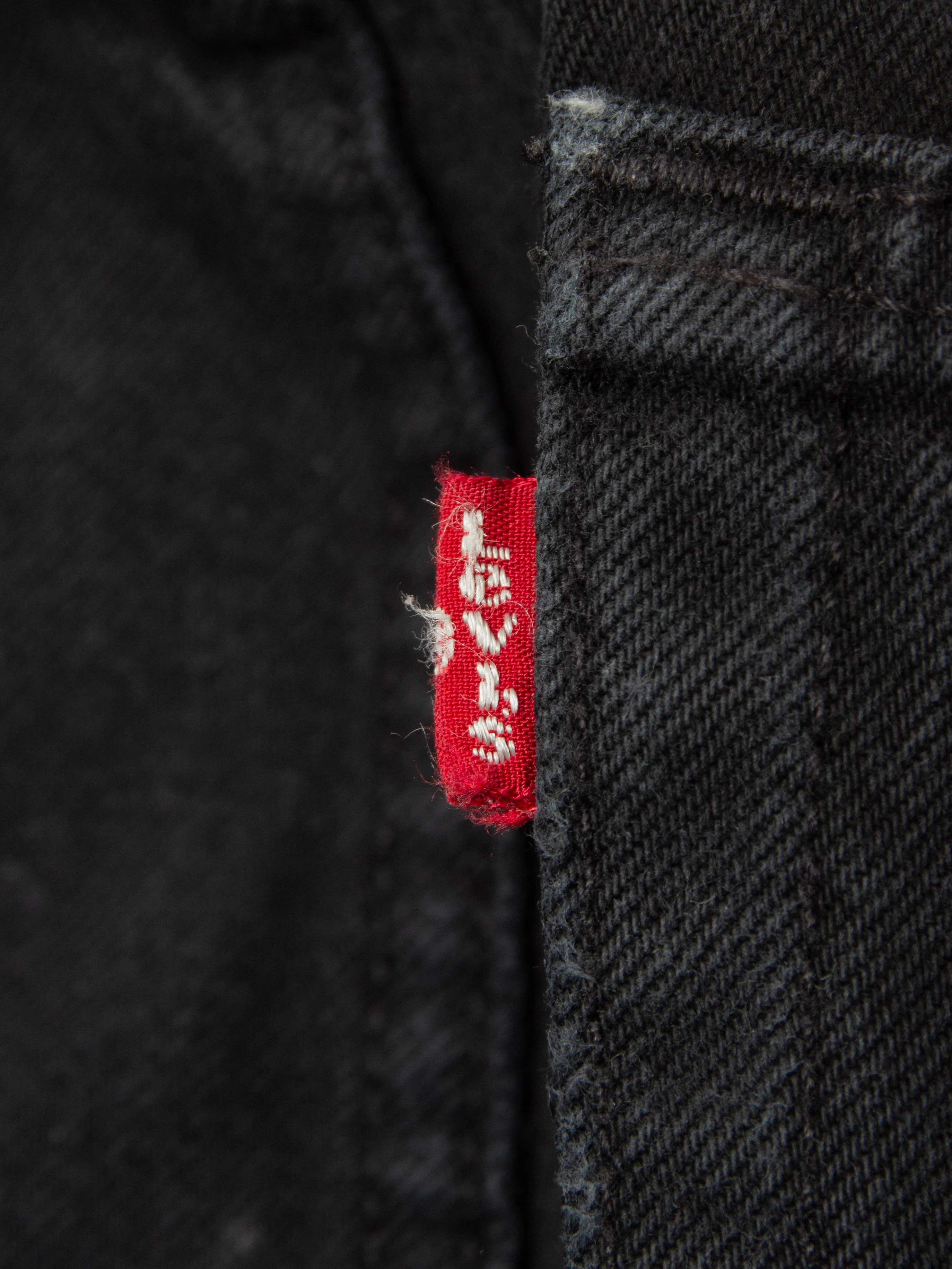 Vtg Black Levi's 501 Jeans (36x30) - Image 6