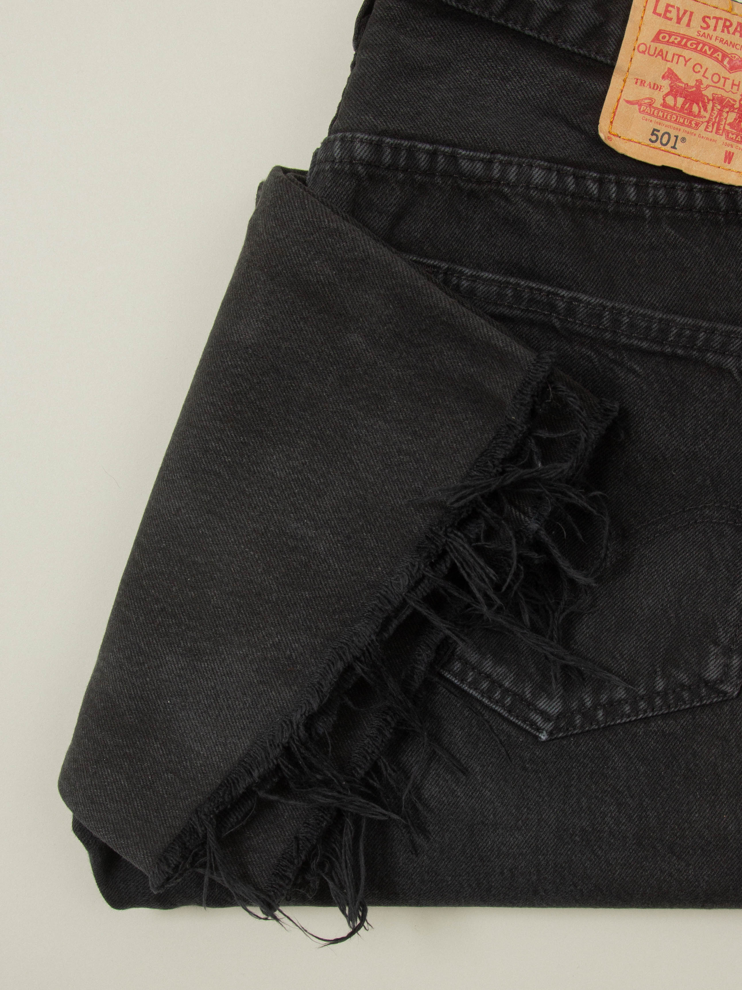 Vtg Black Levi's 501 Jeans (36x30) - Image 7
