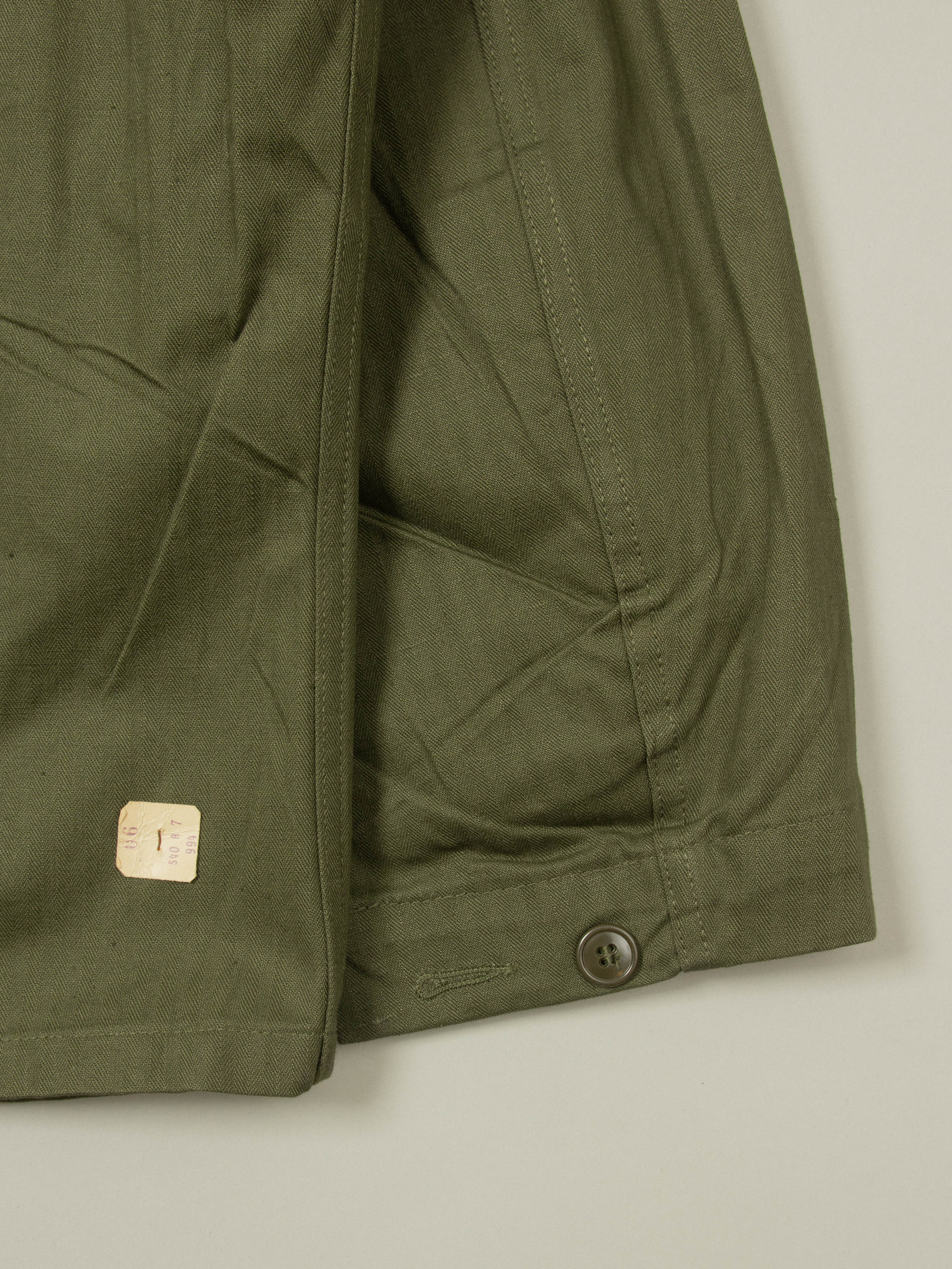 Vtg Deadstock 1940s US Army P-43 HBT Jacket (L) - Image 5