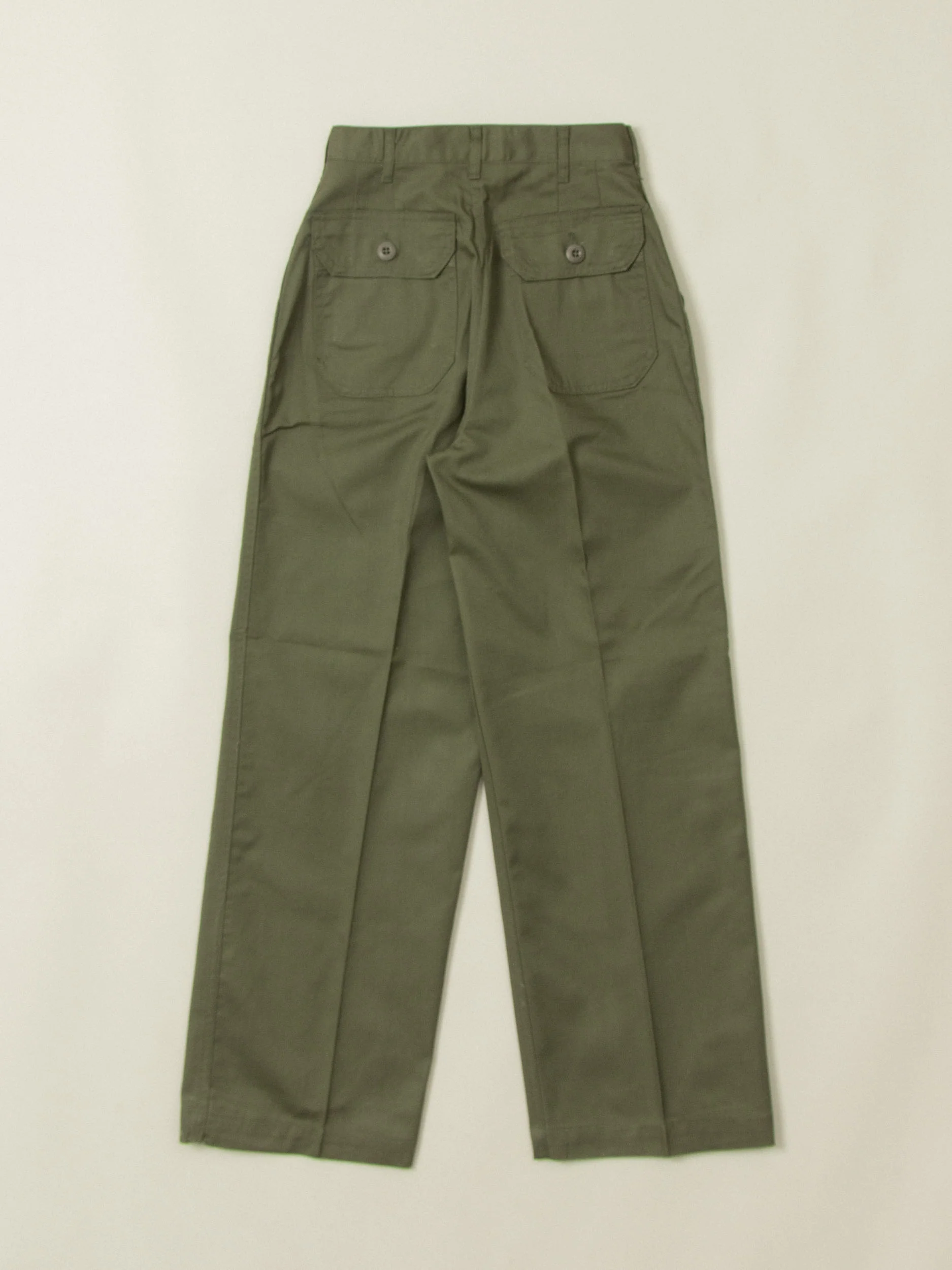 Vtg Deadstock Women's OG-507 US Army Fatigue Trousers (26") - Image 3