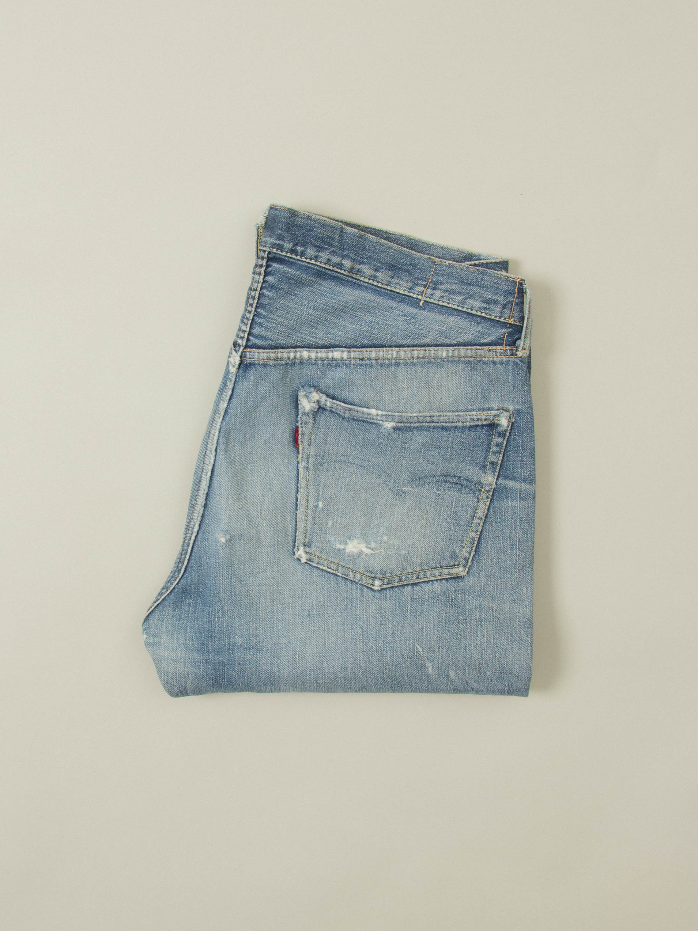 Vtg Early 1960s Levi's 501 Big E Selvedge Jeans (36x33) - Image 10