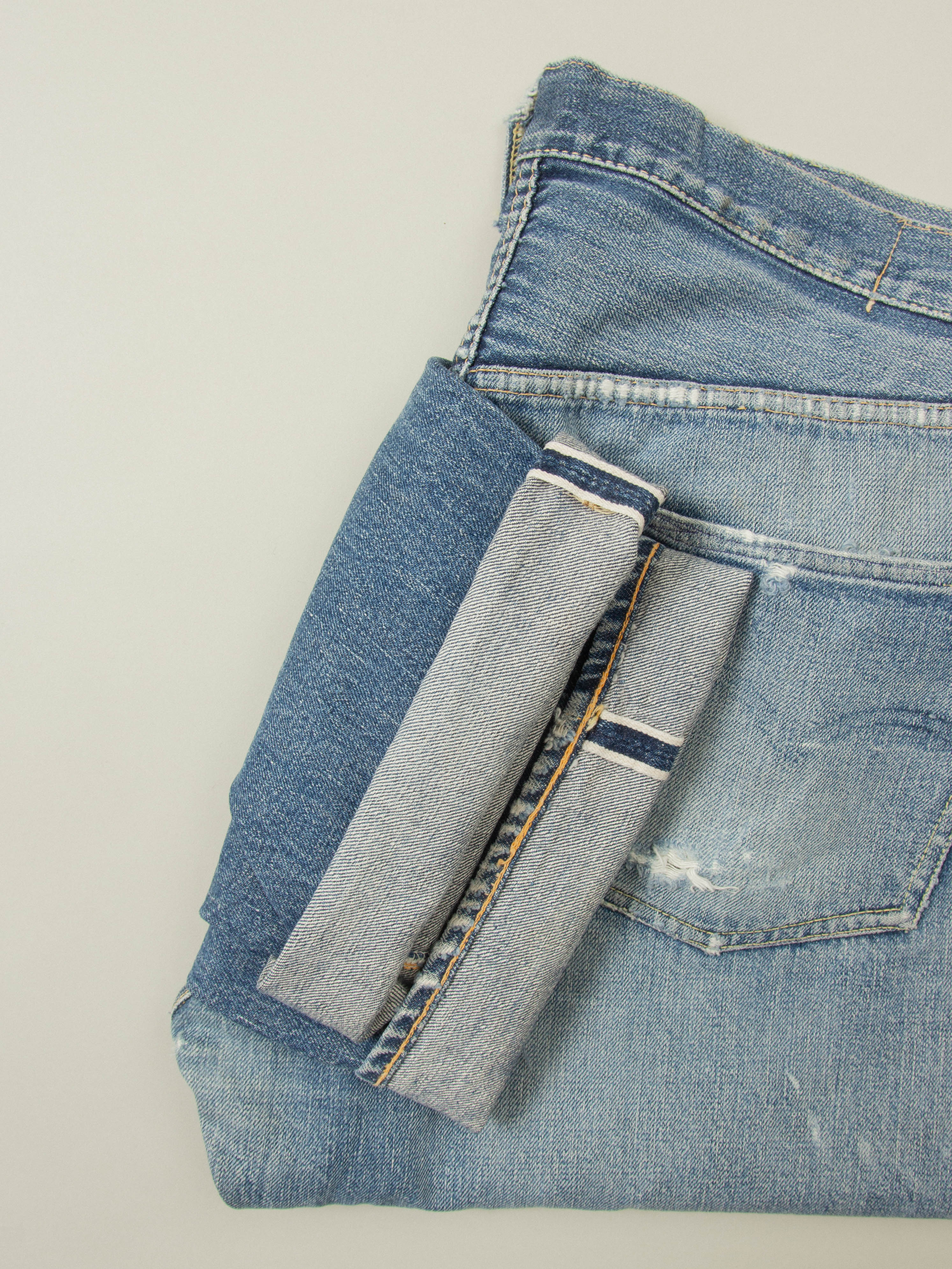 Vtg Early 1960s Levi's 501 Big E Selvedge Jeans (36x33) - Image 2