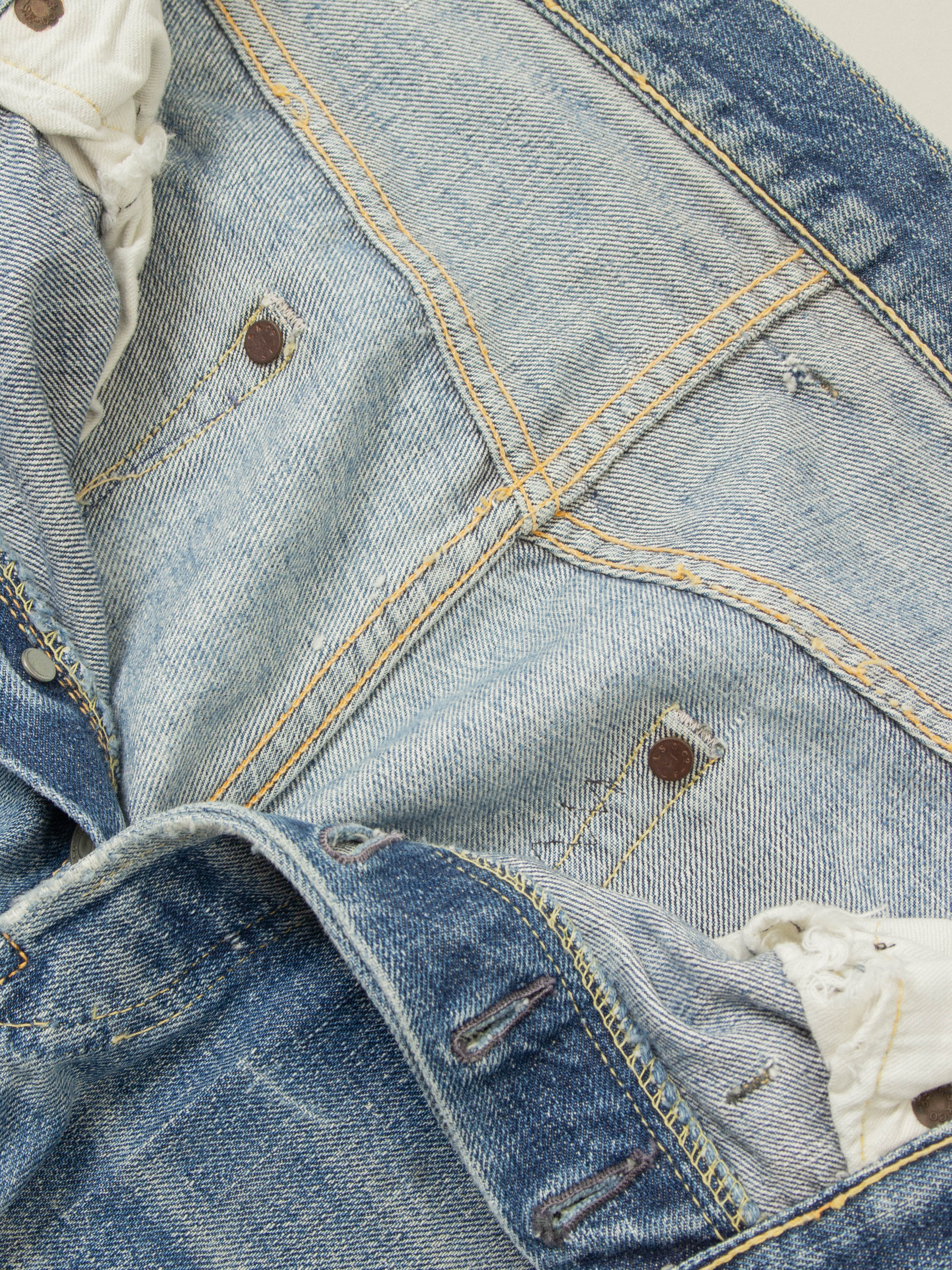 Vtg Early 1960s Levi's 501 Big E Selvedge Jeans (36x33) - Image 3