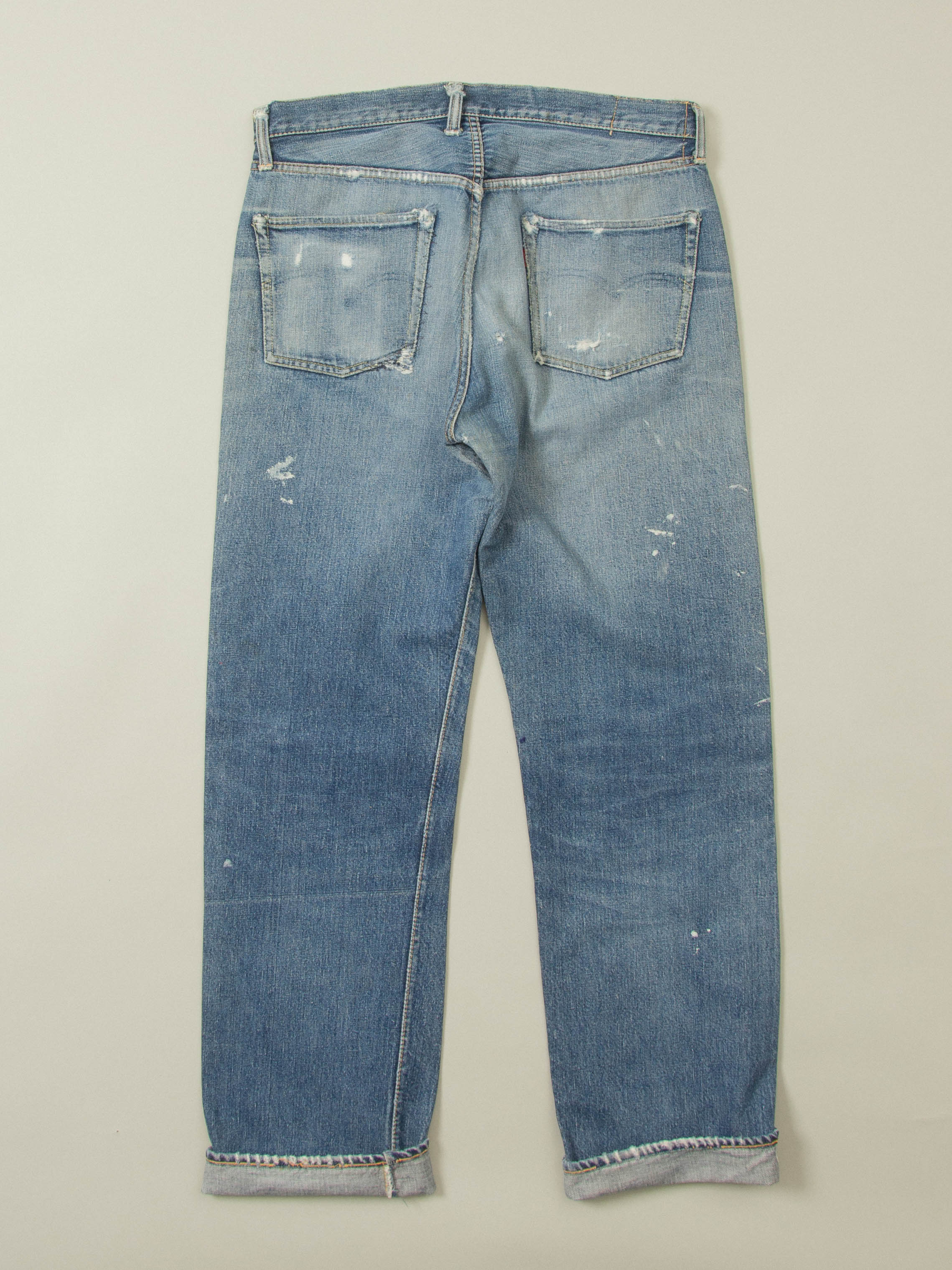 Vtg Early 1960s Levi's 501 Big E Selvedge Jeans (36x33) - Image 5