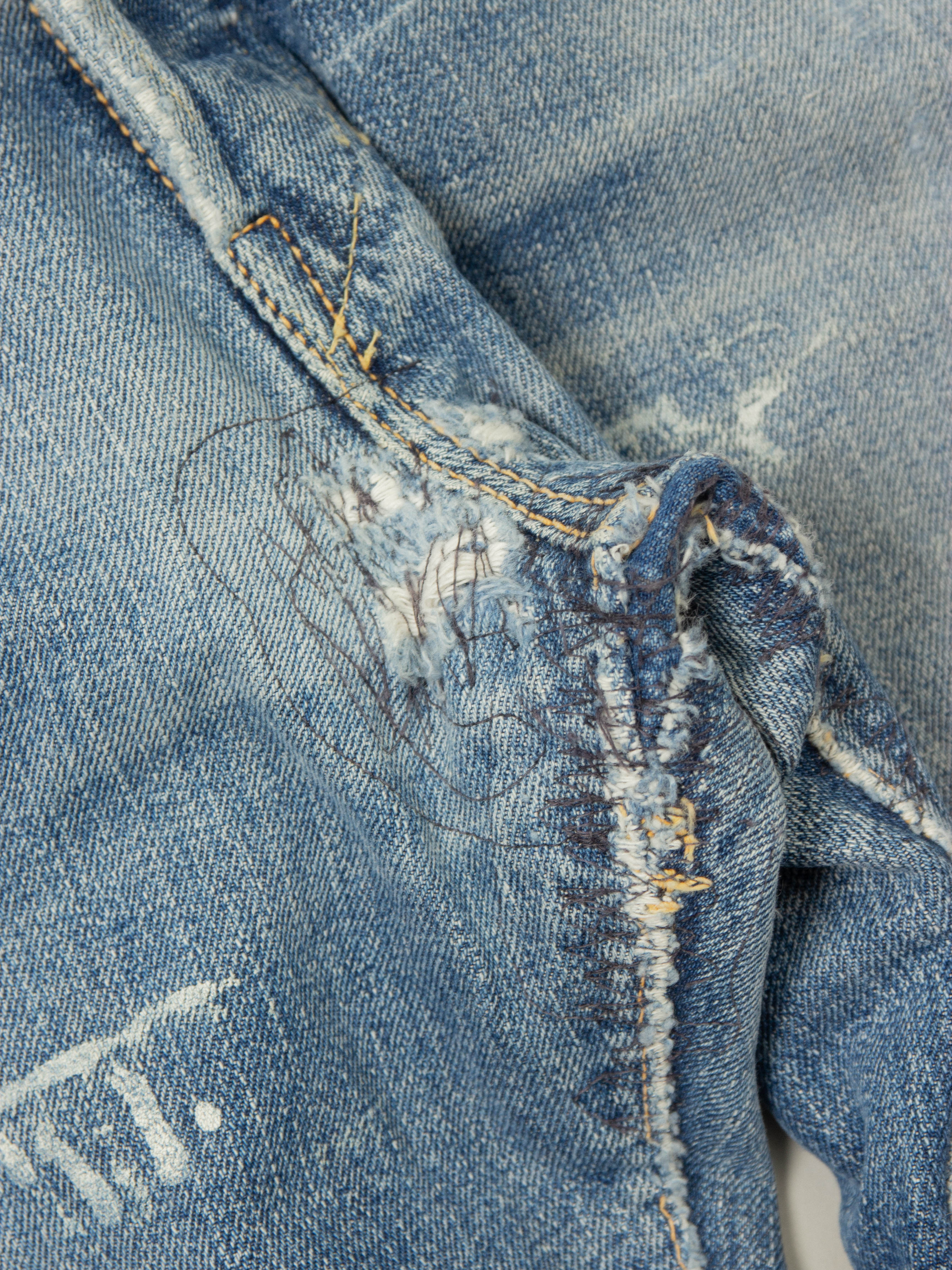 Vtg Early 1960s Levi's 501 Big E Selvedge Jeans (36x33) - Image 8