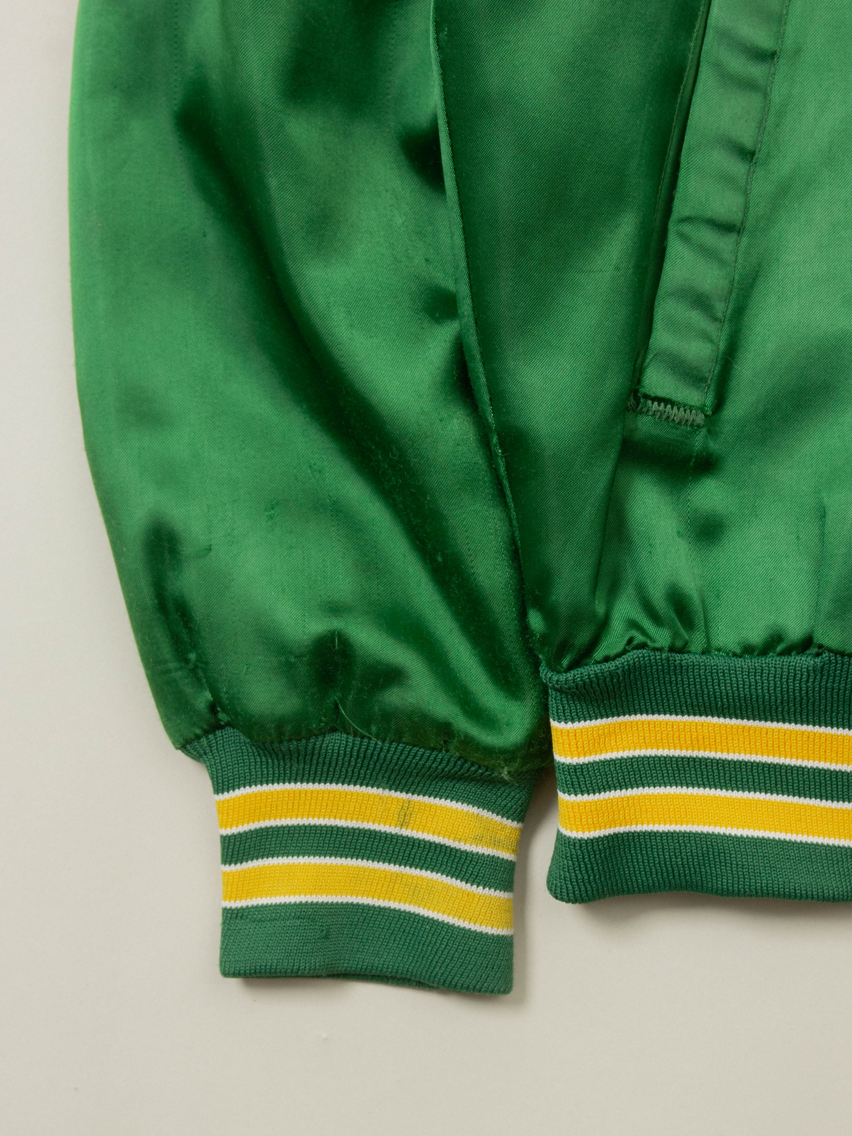 Vtg 1990s Green Bay Packers Nylon Sports Jacket - Made in USA (XS) - Image 6