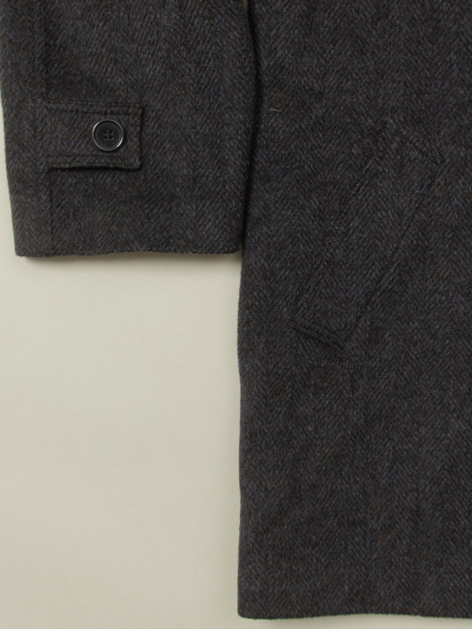 Vtg HBT Raglan Misto Mohair Coat - Made in Italy (L) - Image 4