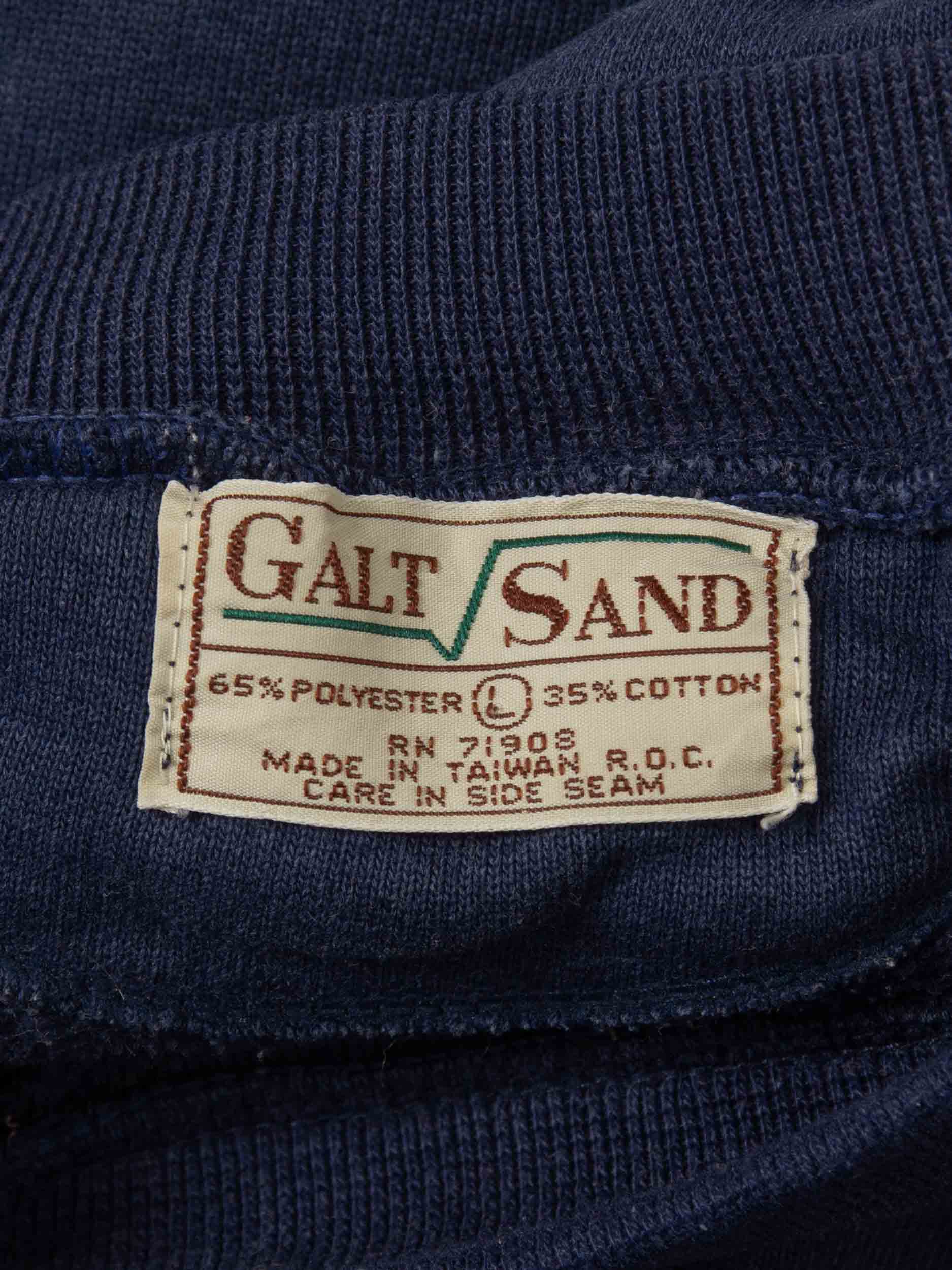 Vtg Heavyweight 'Navy' Sweatshirt (L) - Image 5