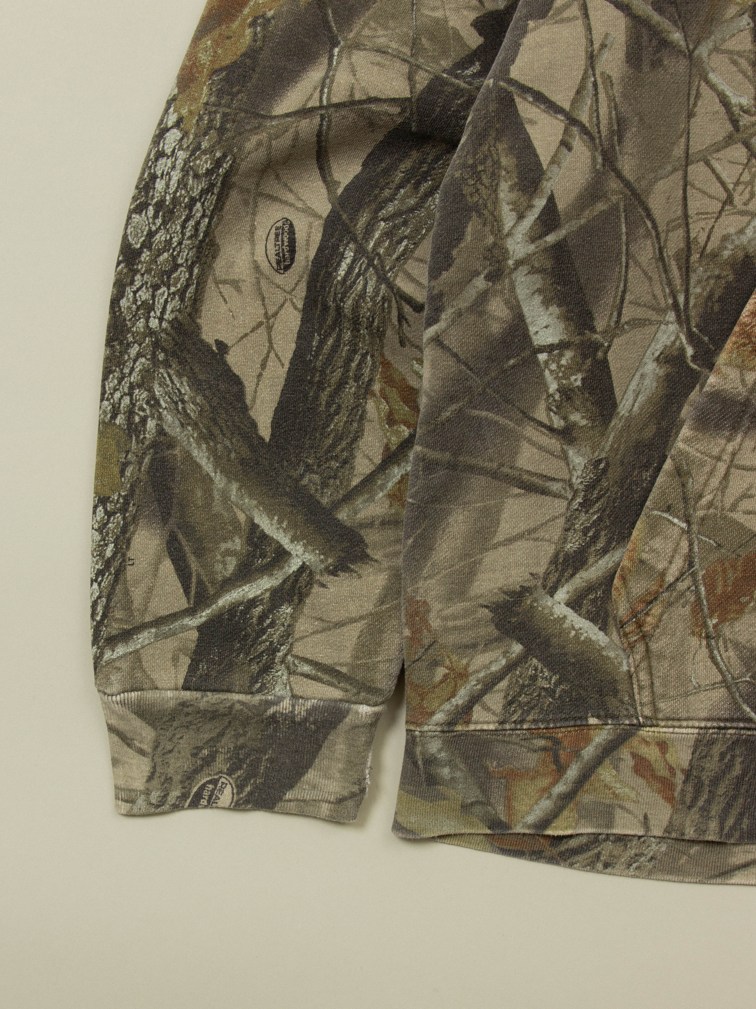 Vtg Hunting Camo Hoodie (L) - Image 4