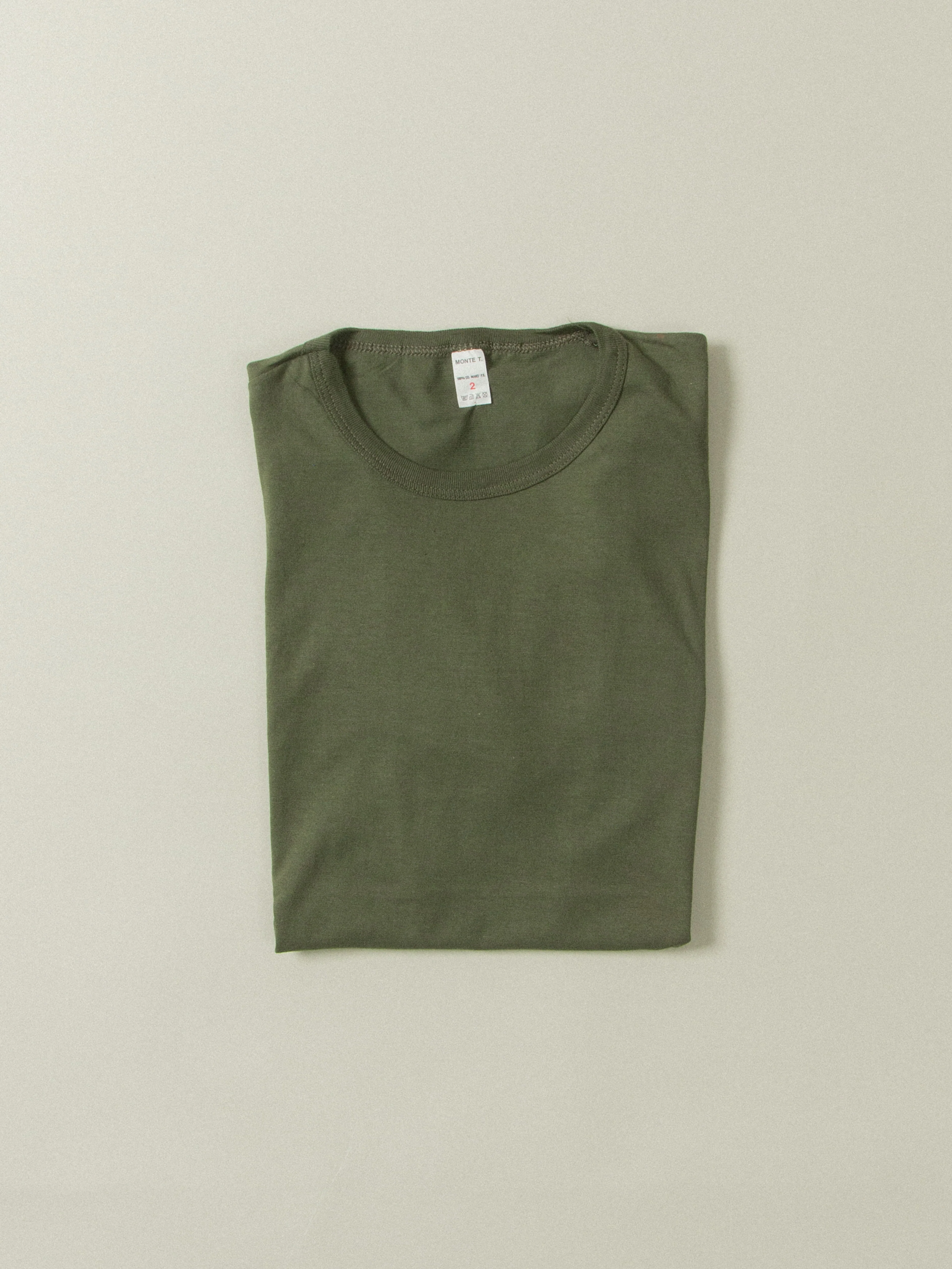 Vtg 1990s Italian Army Tee - Image 5