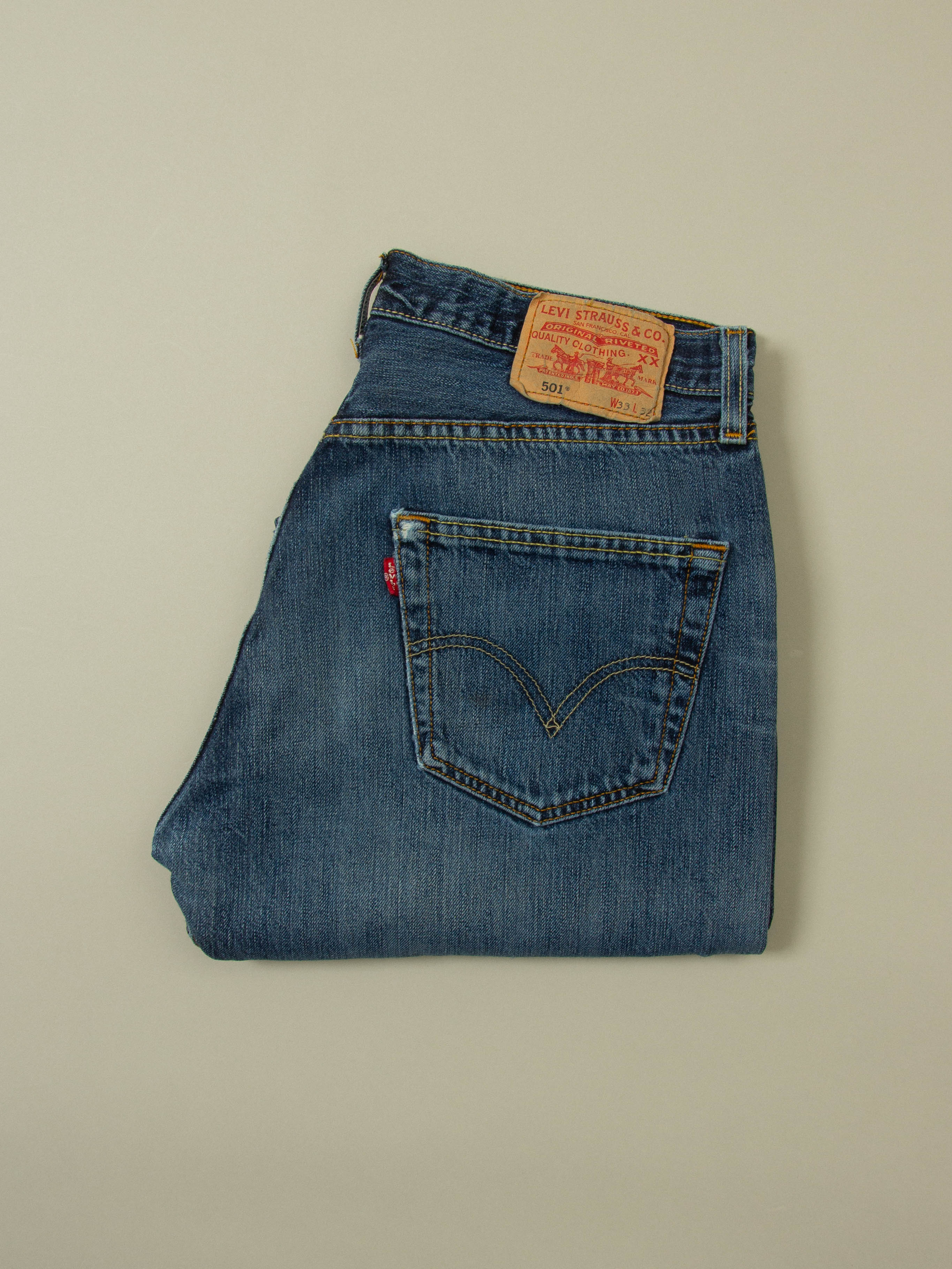 Vtg Levi's 501 Jeans (34x32) - Image 6