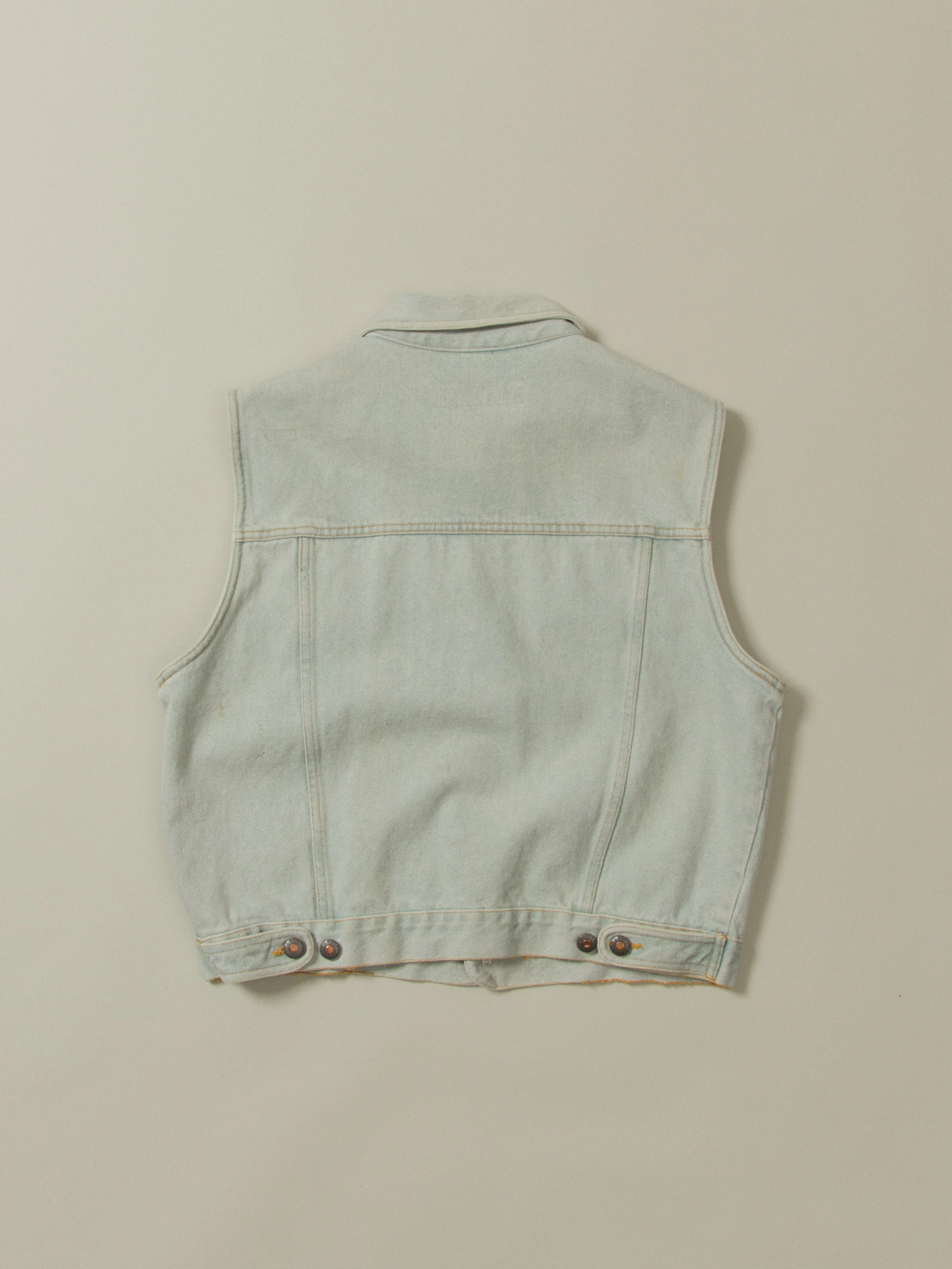 Vtg Merona Denim Vest (M) - Image 4