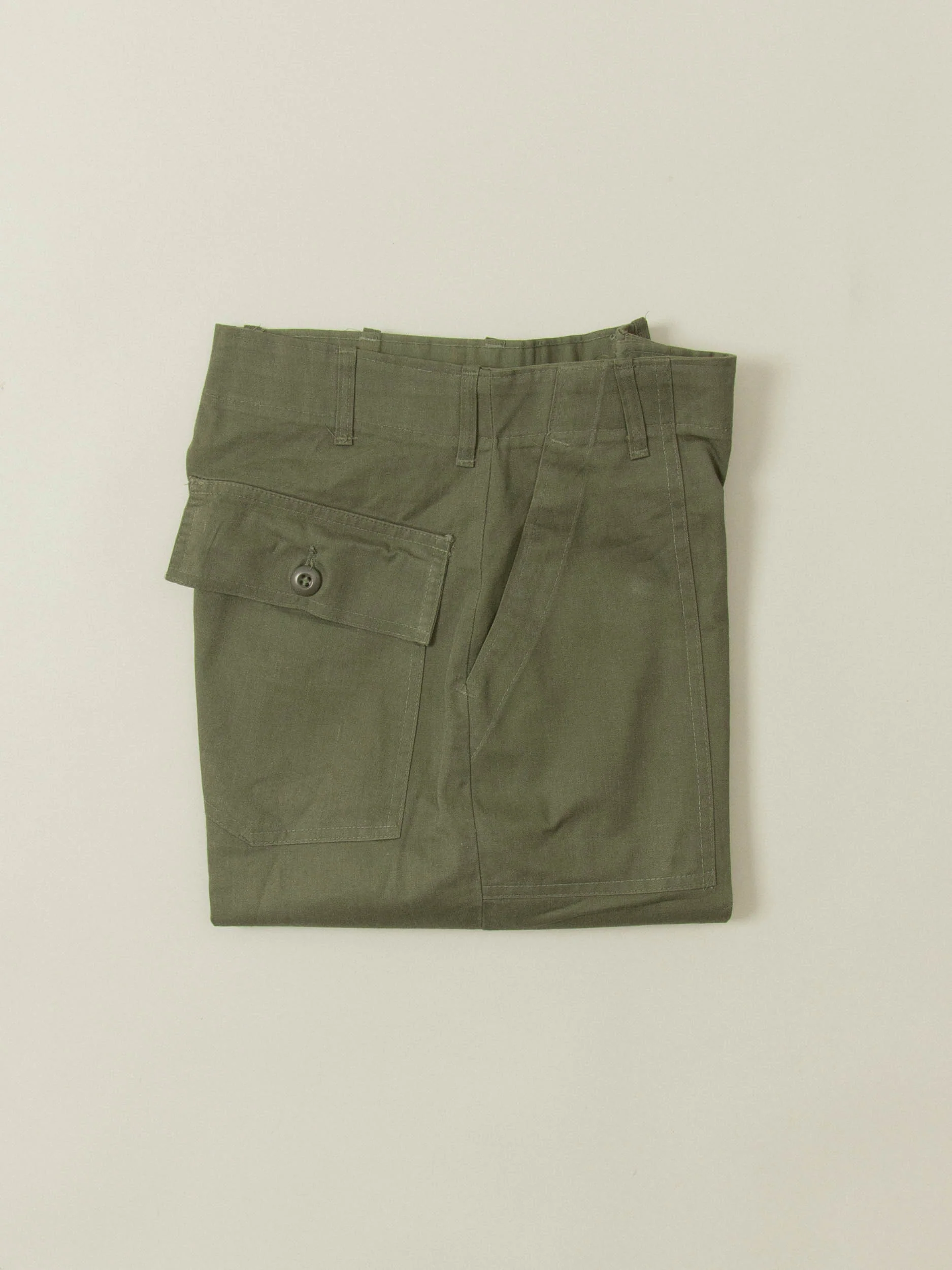 Vtg OG-507 US Army Fatigue Trousers (26x32) - Image 2
