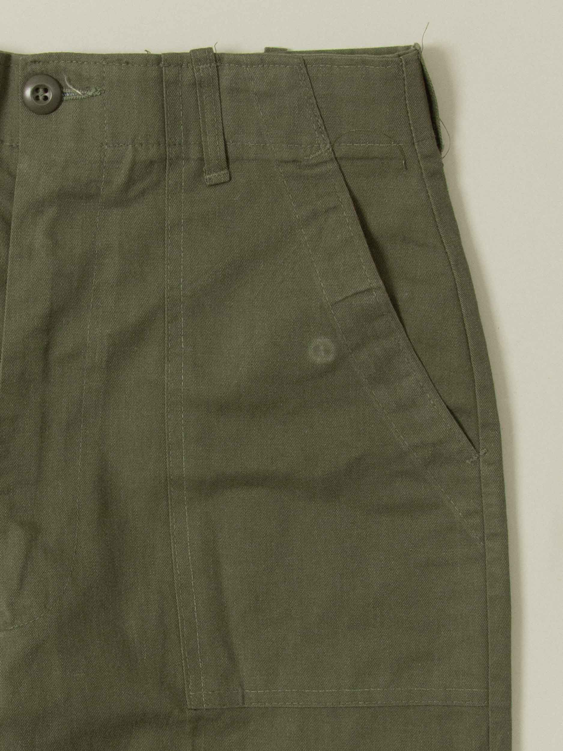 Vtg OG-507 US Army Fatigue Trousers (26x32) - Image 3