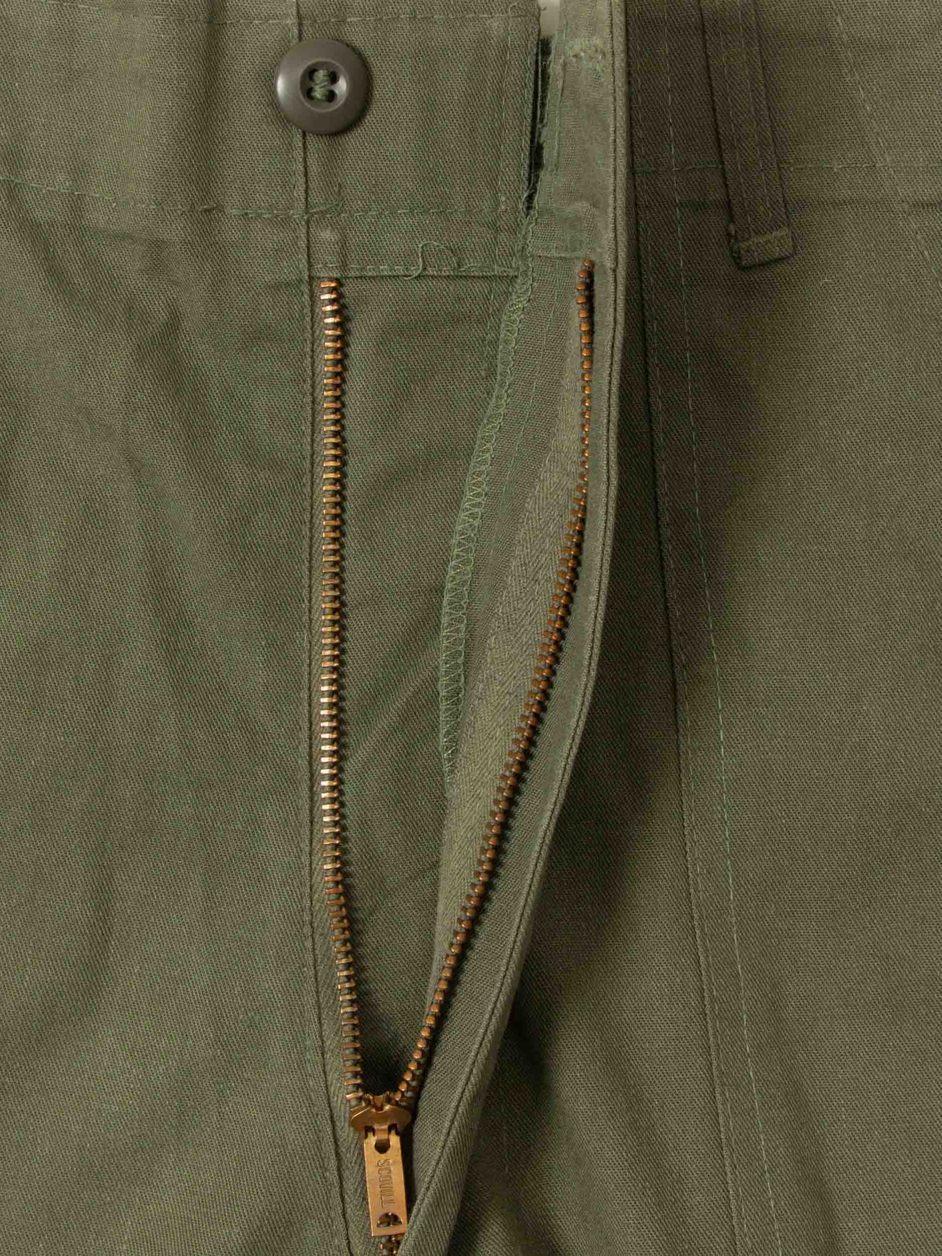 Vtg OG-507 US Army Fatigue Trousers (26x32) - Image 4