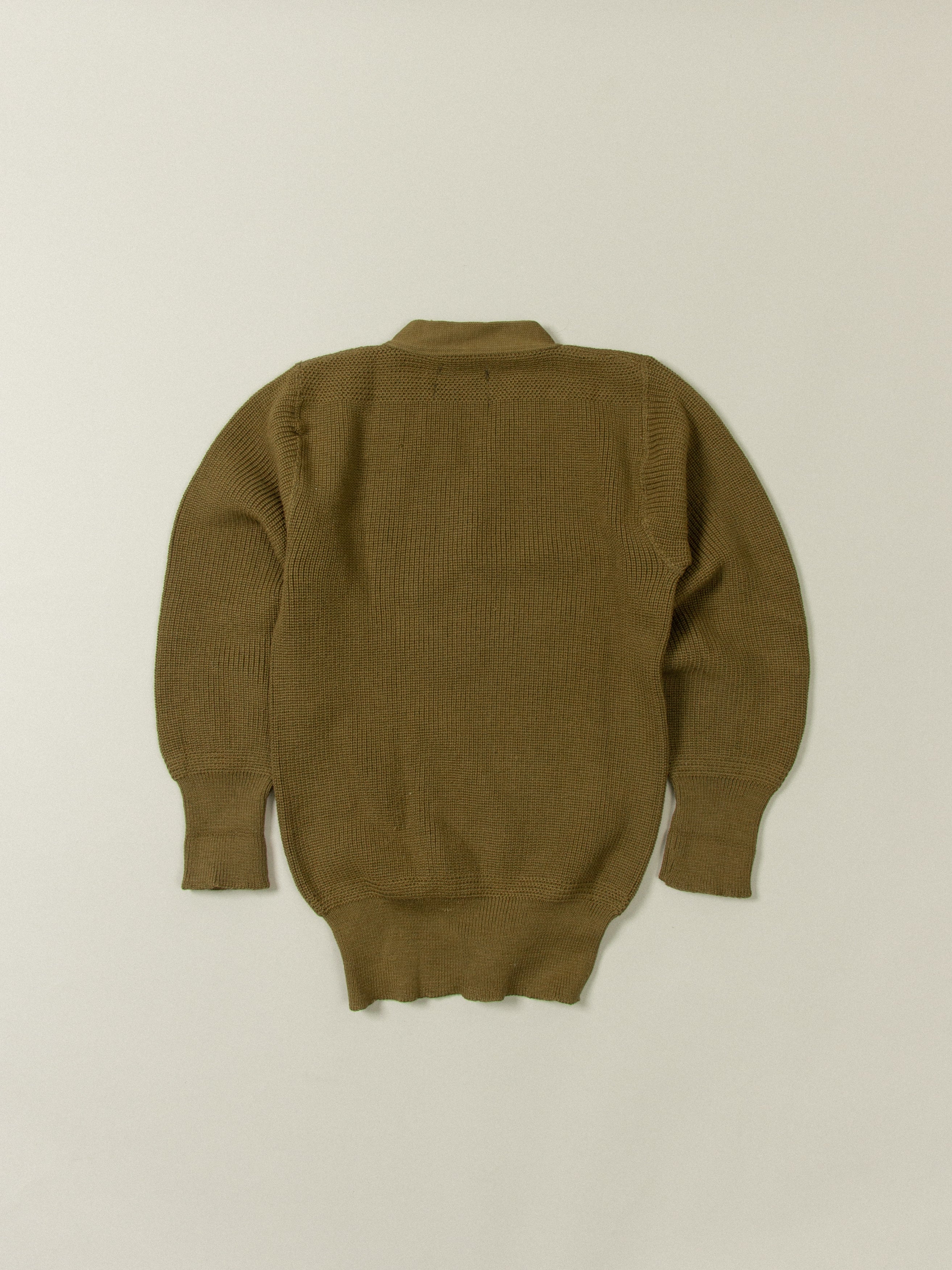 Vtg Rare USAAF WWII A-1 Wool Knit (L) - Image 7