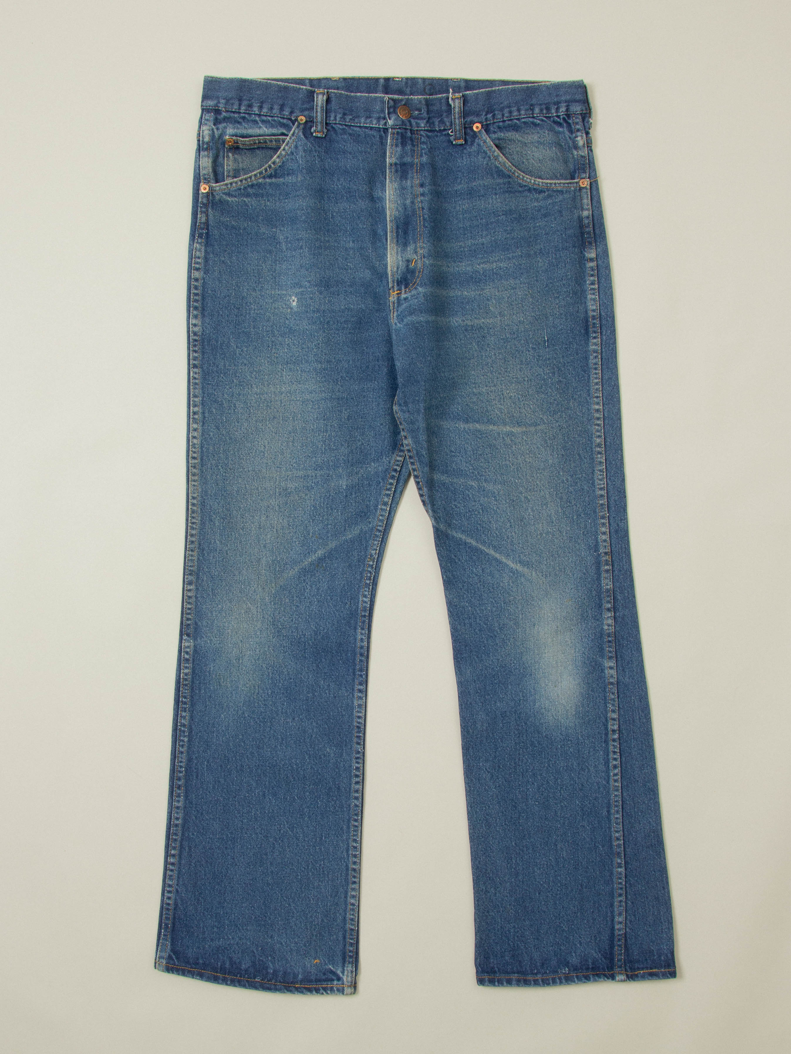 Vtg 1970s Roebucks Bootcut Jeans - Made in USA (38x33)