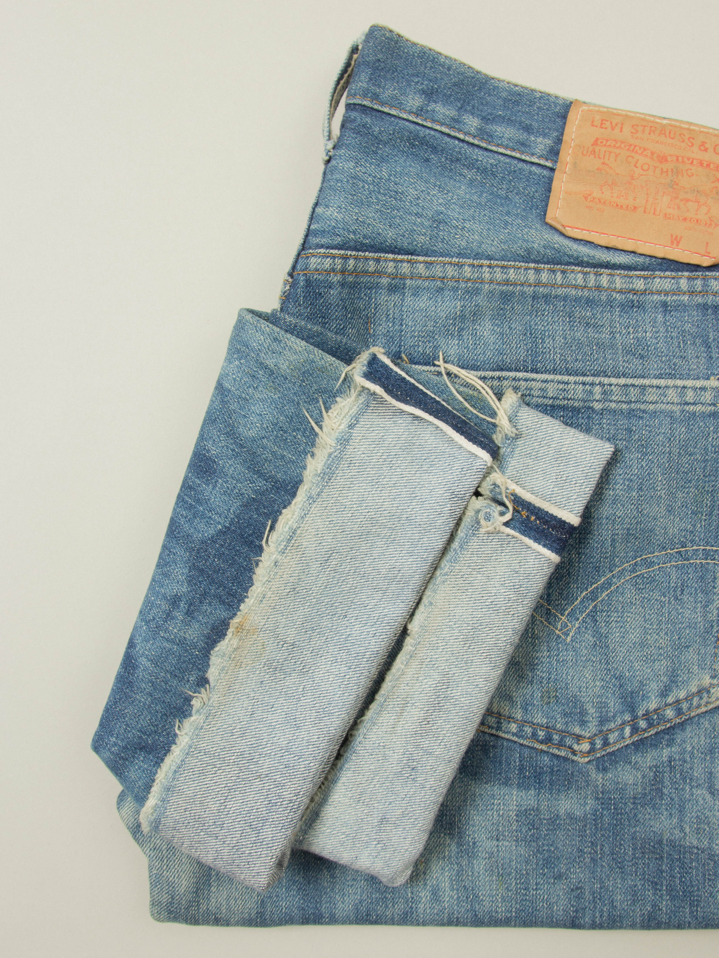 Vtg Selvedge Levi's 505 Jeans - Made in USA (32x31) - Image 2