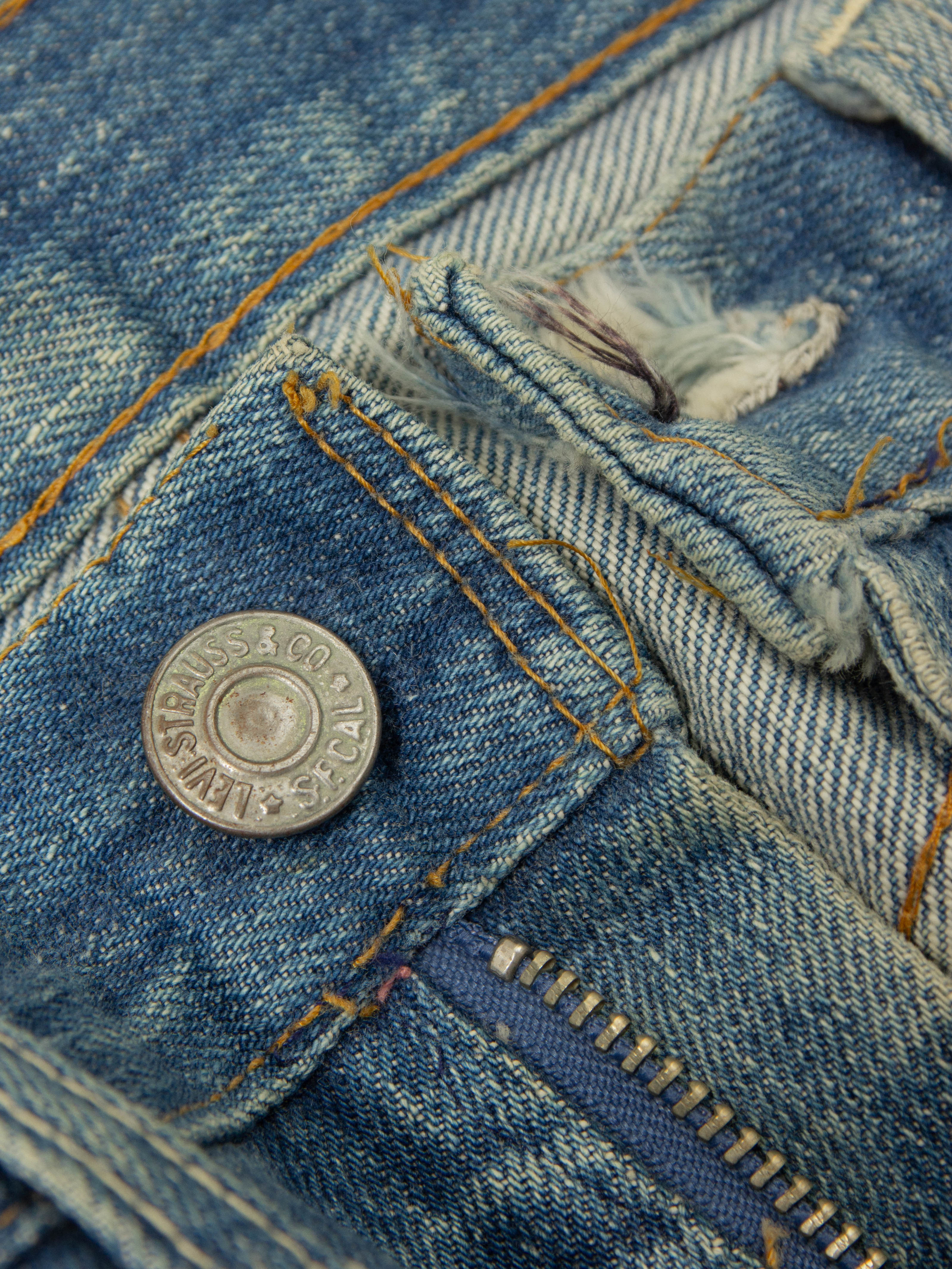 Vtg Selvedge Levi's 505 Jeans - Made in USA (32x31) - Image 4