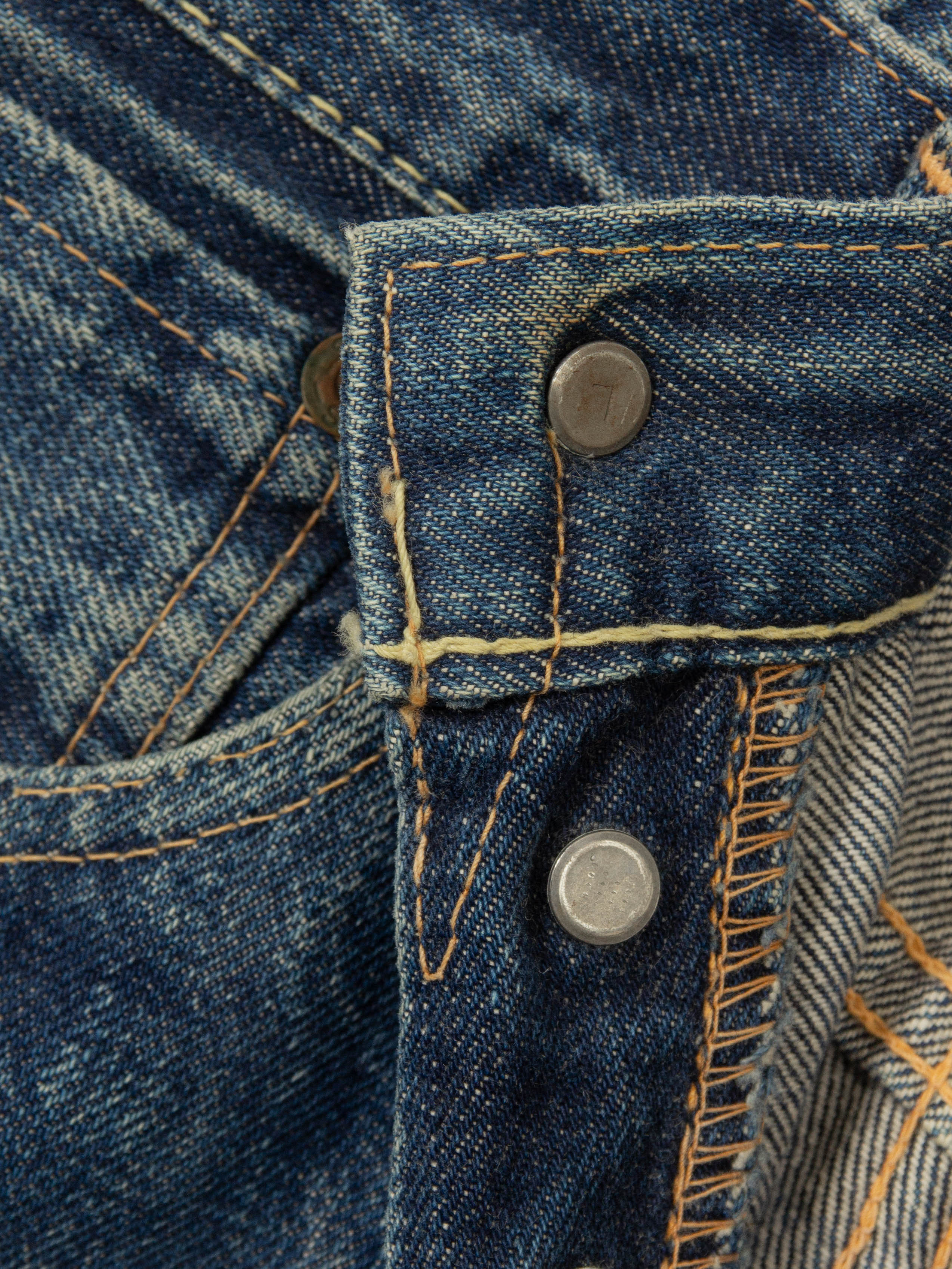 Vtg Transitional '66' Levi's 501 Selvedge Big E Jeans (28x30) - Image 5