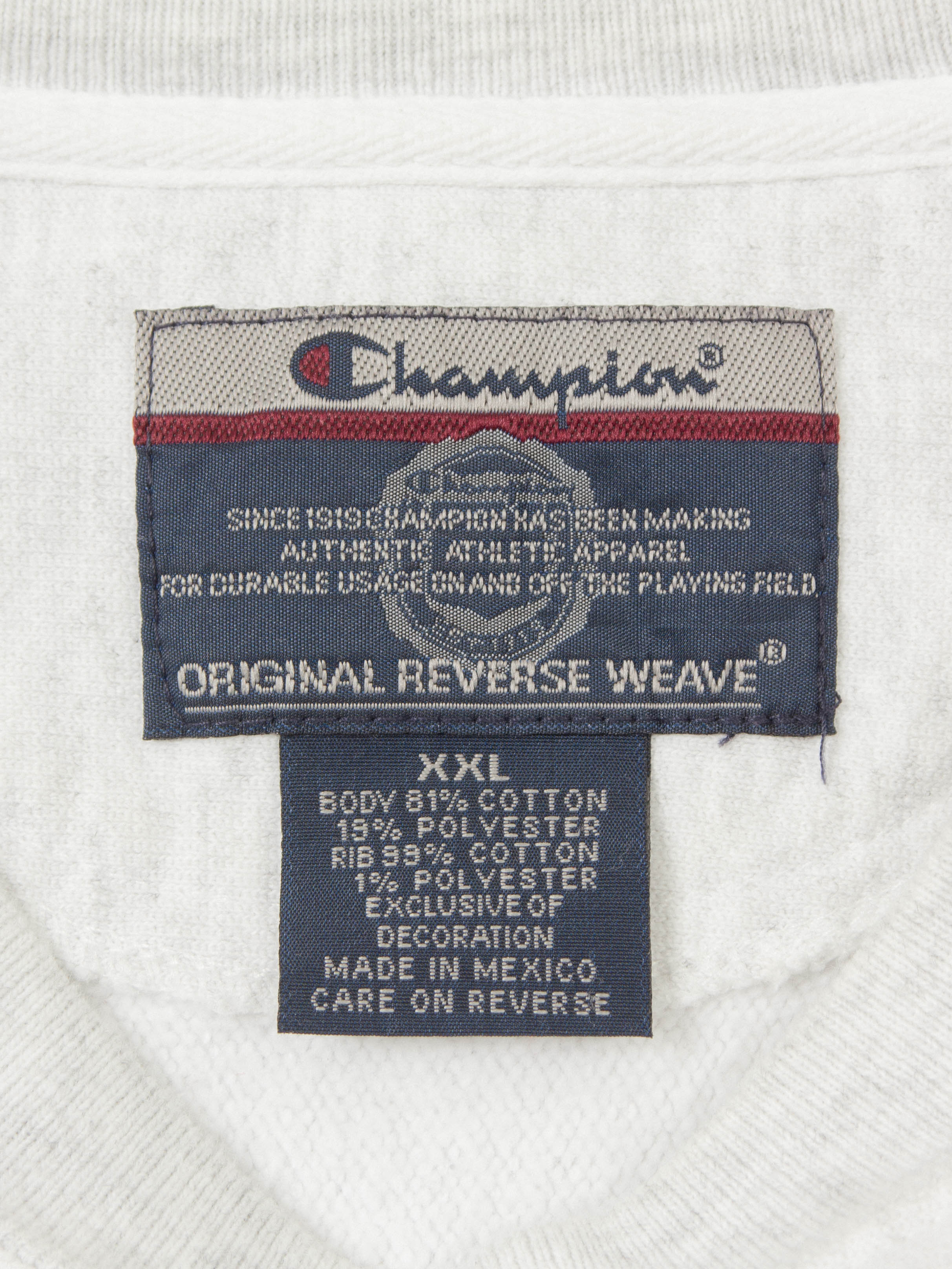 Vtg University of New Hampshire Champion Reverse Weave Sweatshirt (XXL) - Image 3